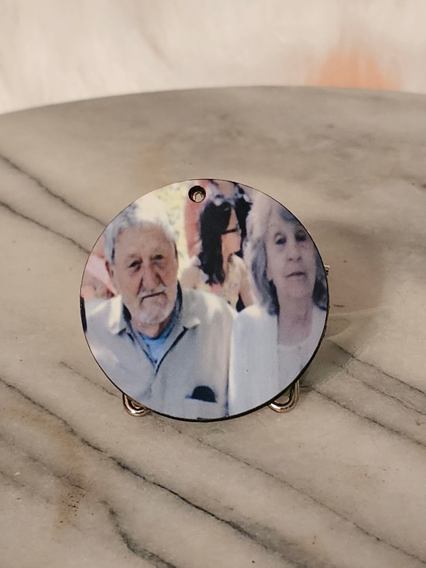 2 inch sublimation in memory of my dad & Mom refrigerator Magnet