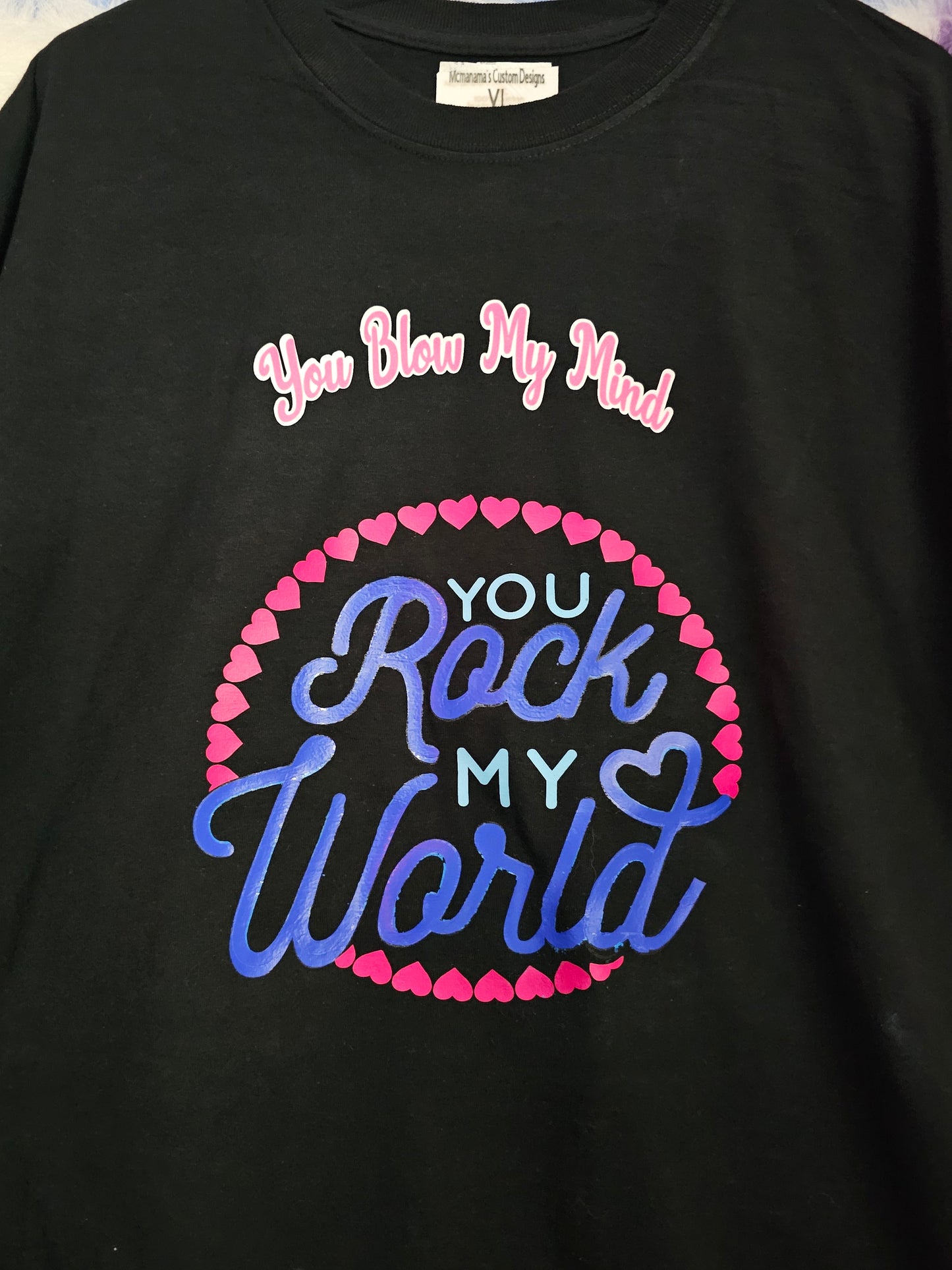 Size XL 100% cotton Rock your world Tshirt