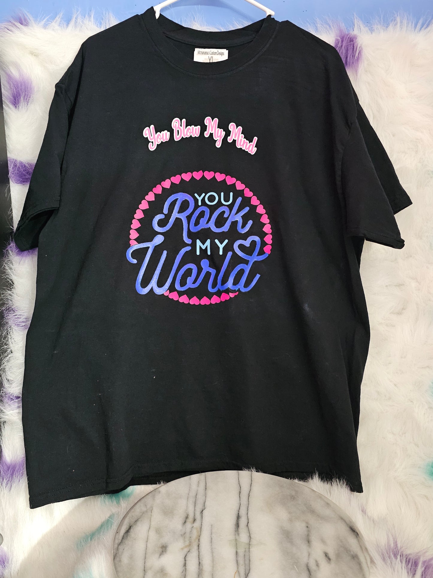 Size XL 100% cotton Rock your world Tshirt