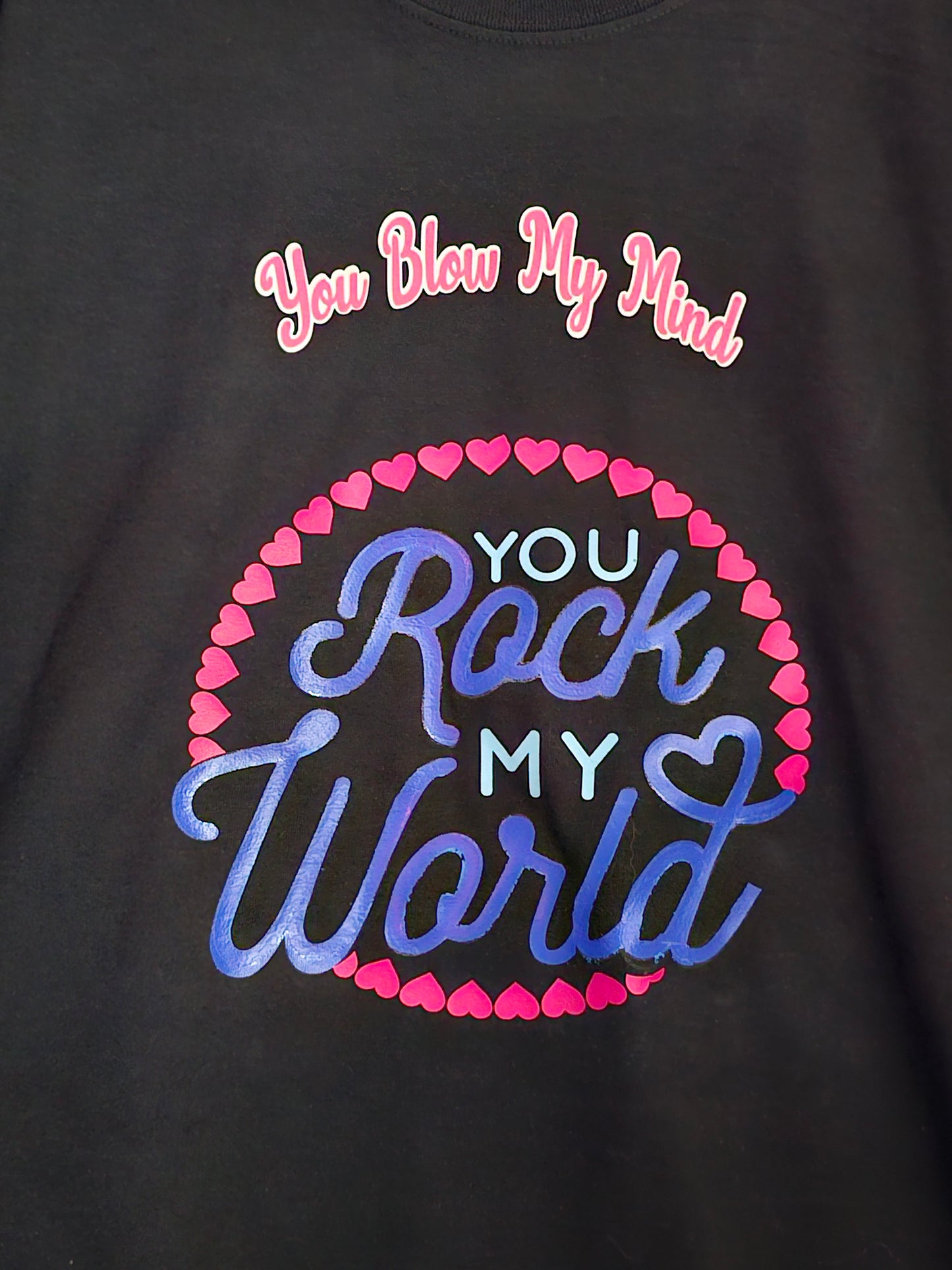 Size XL 100% cotton Rock your world Tshirt
