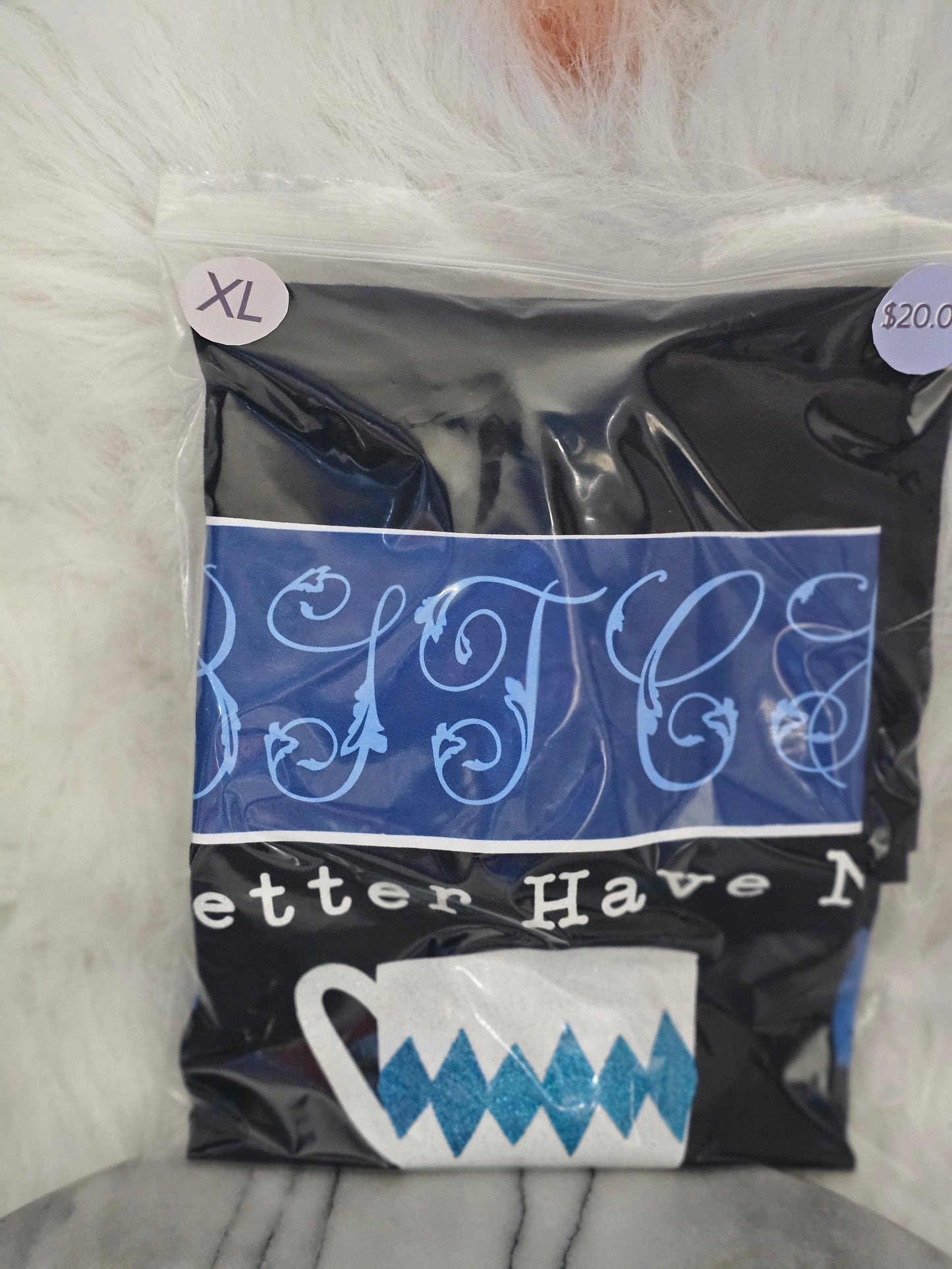 Size XL 100% cotton Black Bitch better have my coffee Tshirt