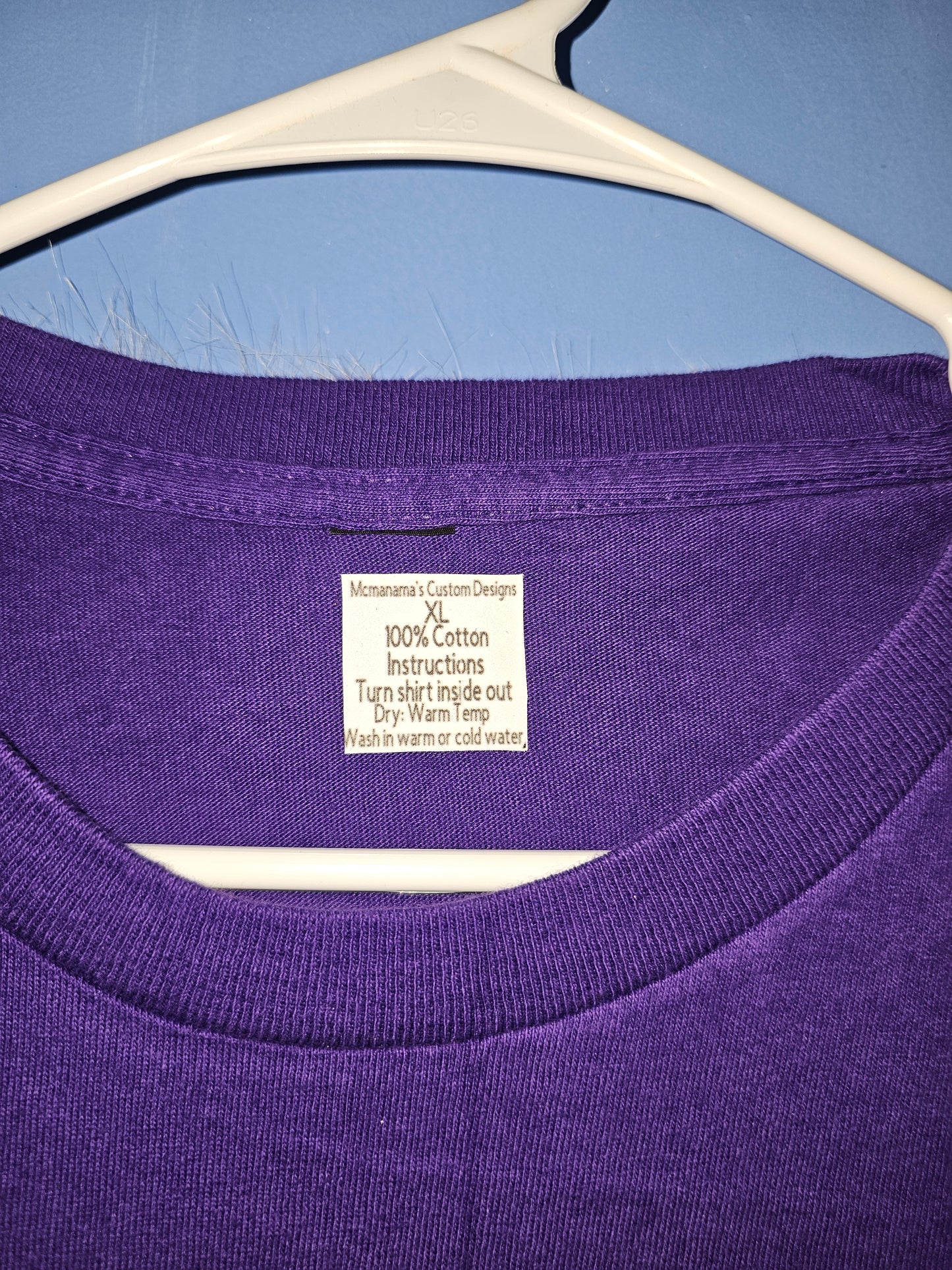 Size XL 100% cotton Purple Be Kind Tshirt