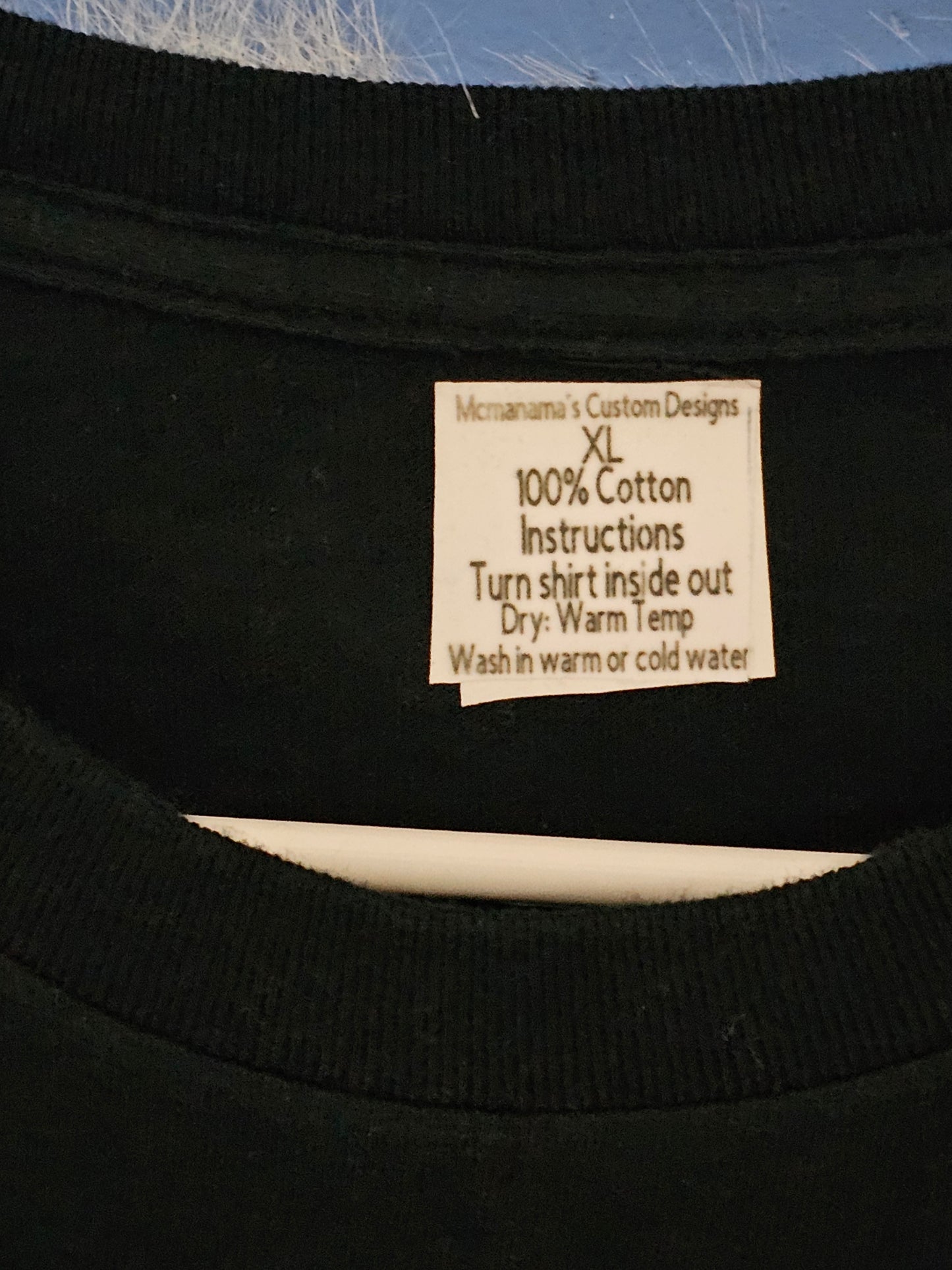 Size XL 100% cotton Black That's my lady Tshirt