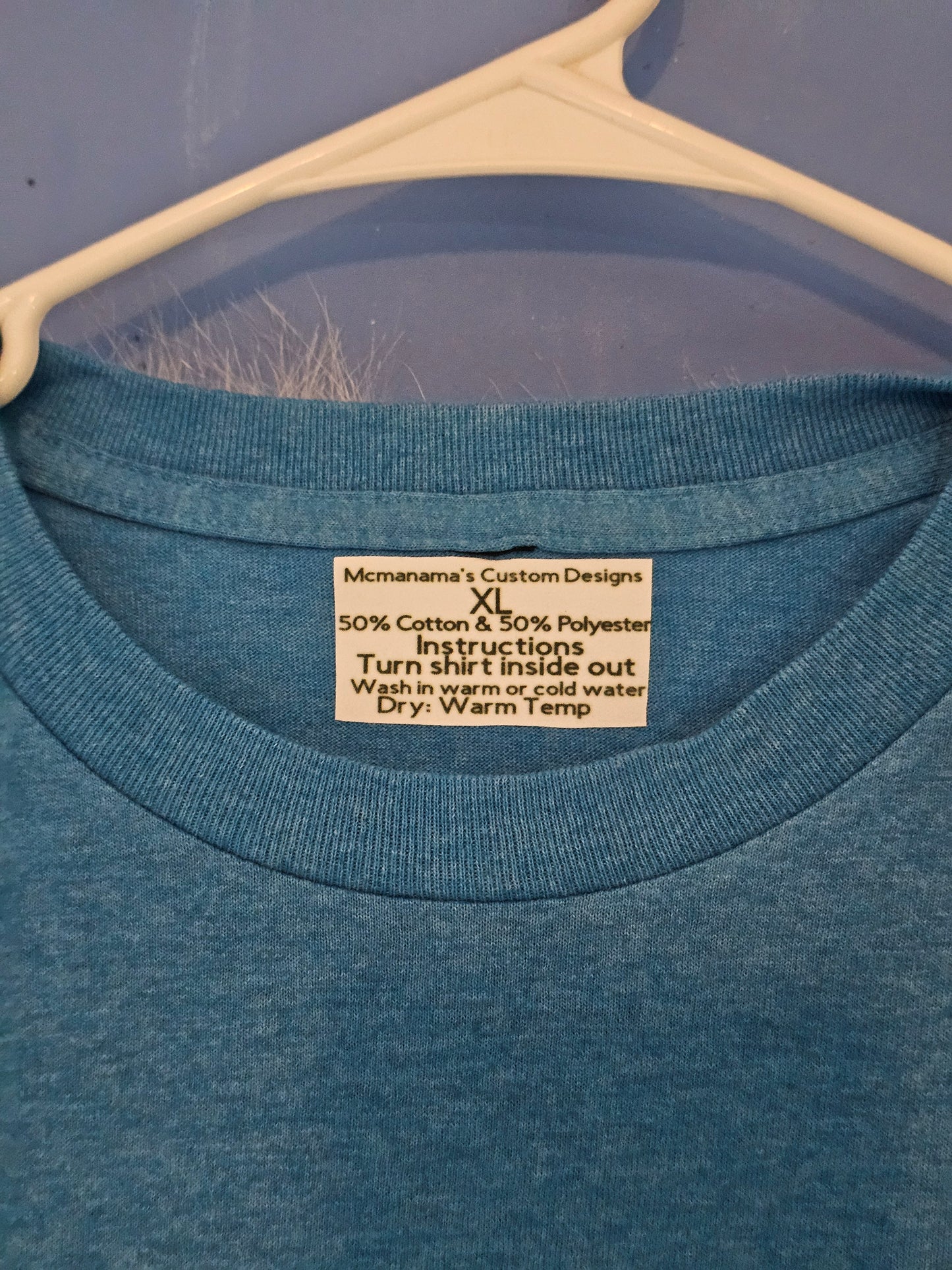 Size XL 50%cotton 50% polyester blue Howdy, Howdy,Howdy Tshirt