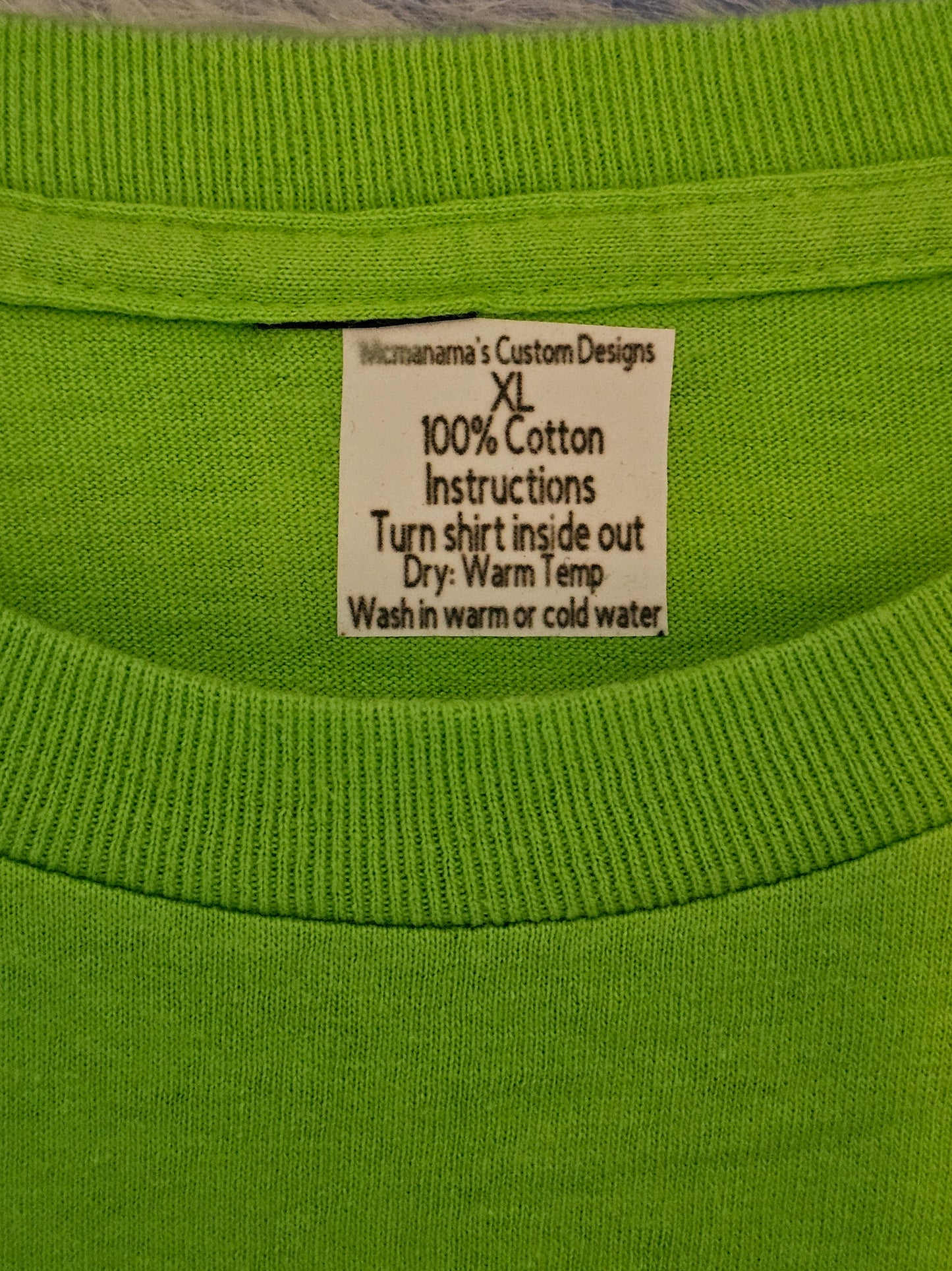 Size XL 100% cotton Light green It is well with my soul Tshirt