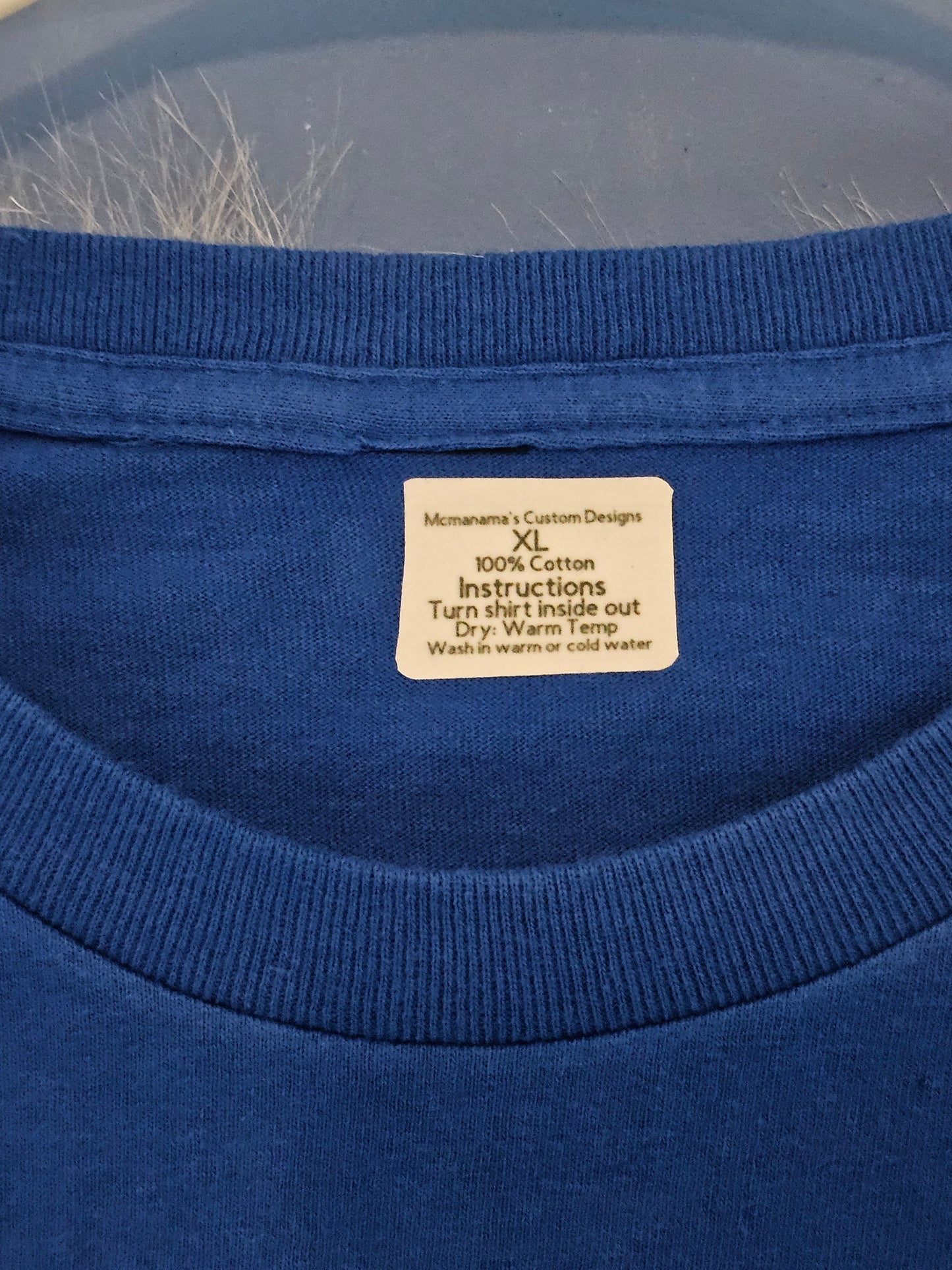 Size XL 100% cotton blue God Bless America Tshirt