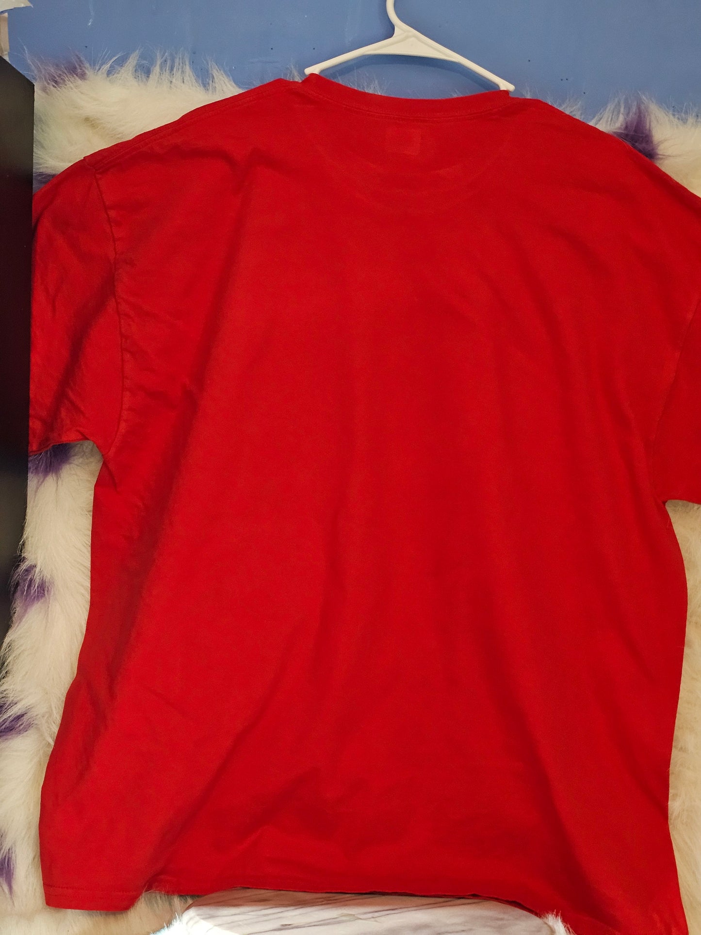 Size 2X 100% cotton Red Land of the free Tshirt