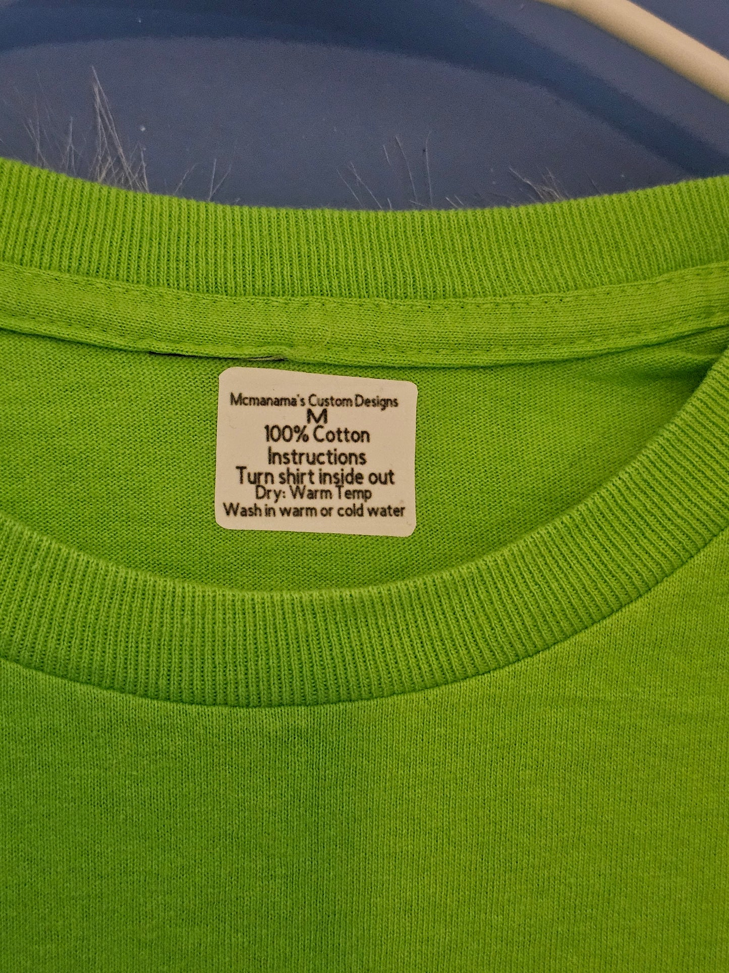 Size M 100% cotton light green Jesus saves Tshirt