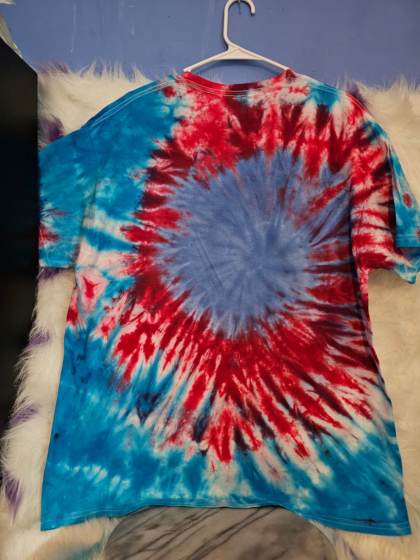 Size XL 100%cotton tye dye All America chicken Tshirt
