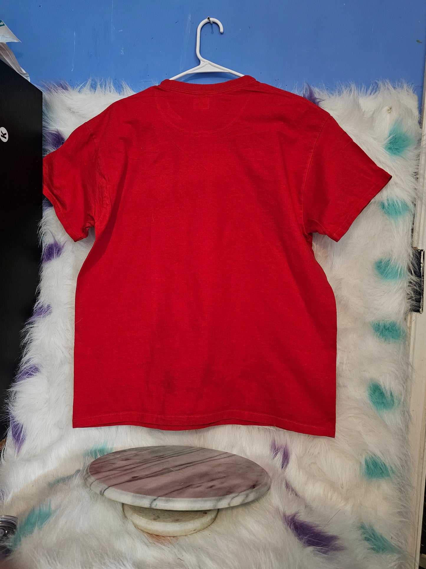 Size L 100% cotton Red Gnome USA Tshirt