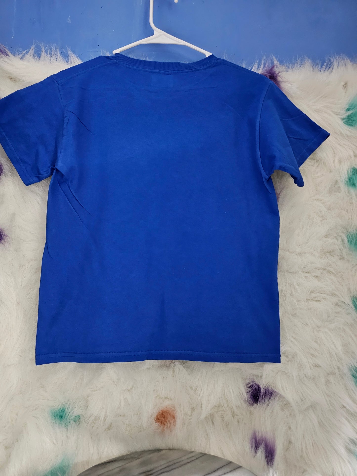 Size M youth 100% cotton Blue All America boy Tshirt