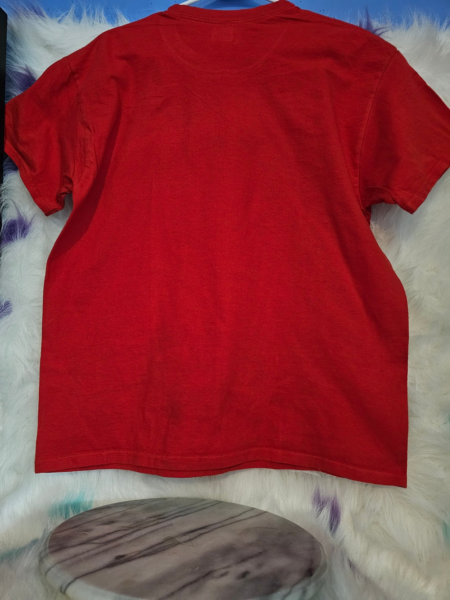 Size L 100% cotton Red Gnome USA Tshirt
