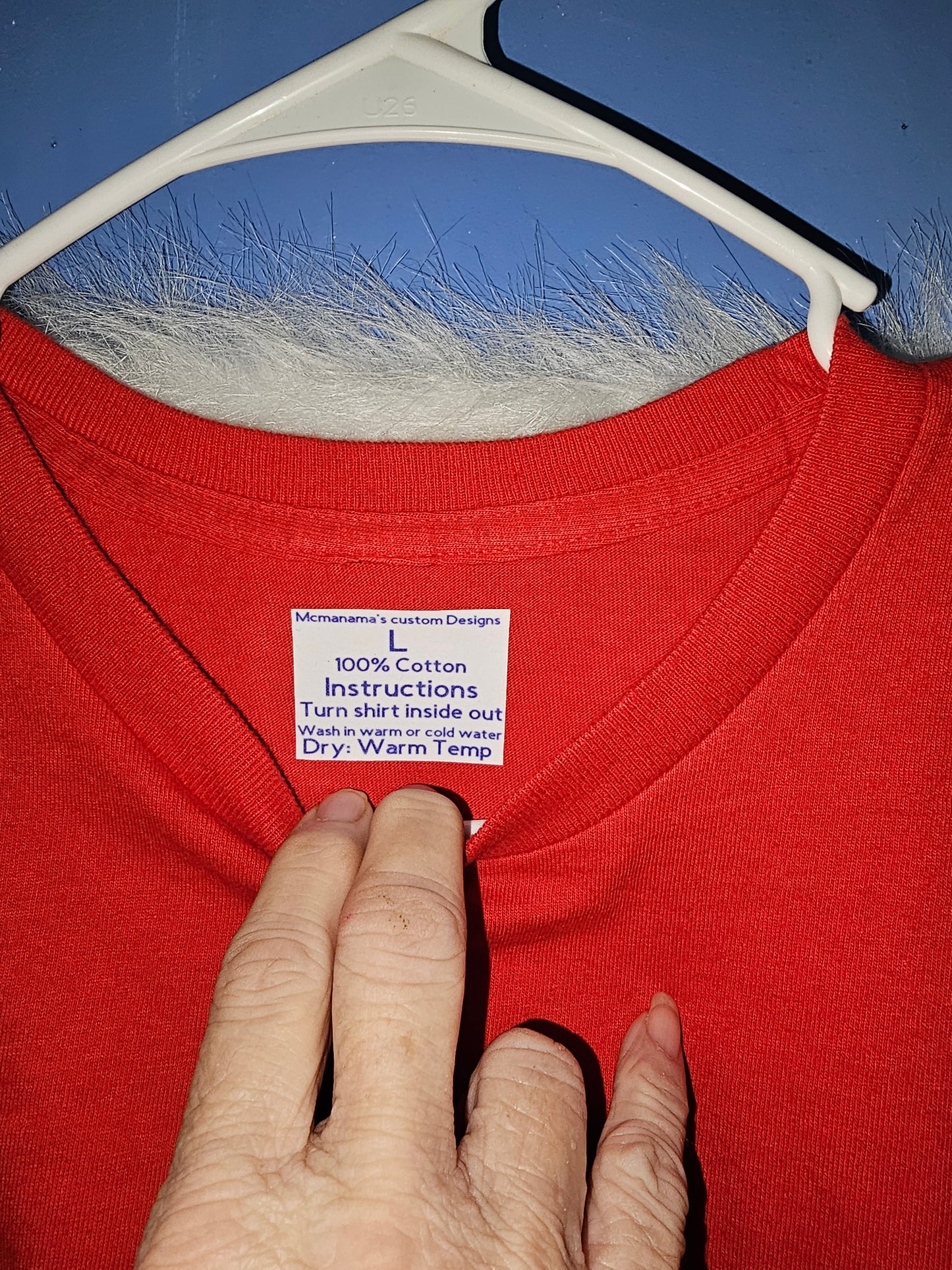 Size L 100%cotton Mom's life Tshirt
