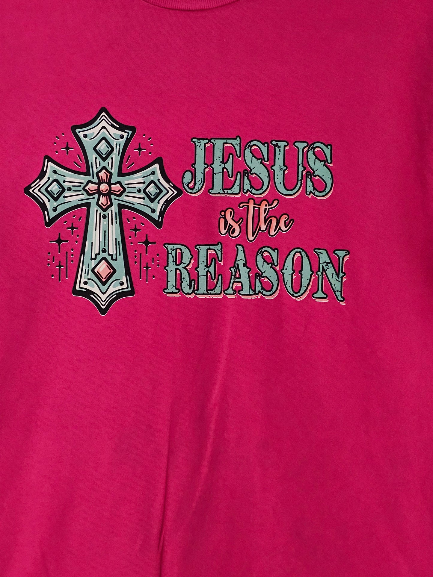 Size M 100% cotton Jesus is the reason TSHIRT