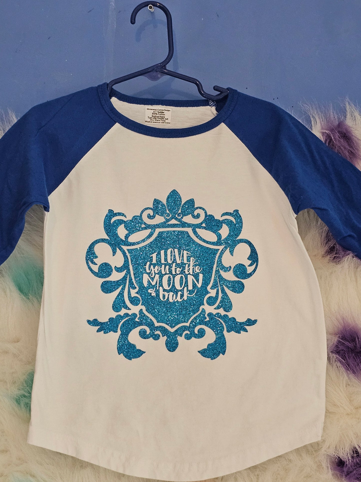 Size 4T Toddler I love you to the moon and back