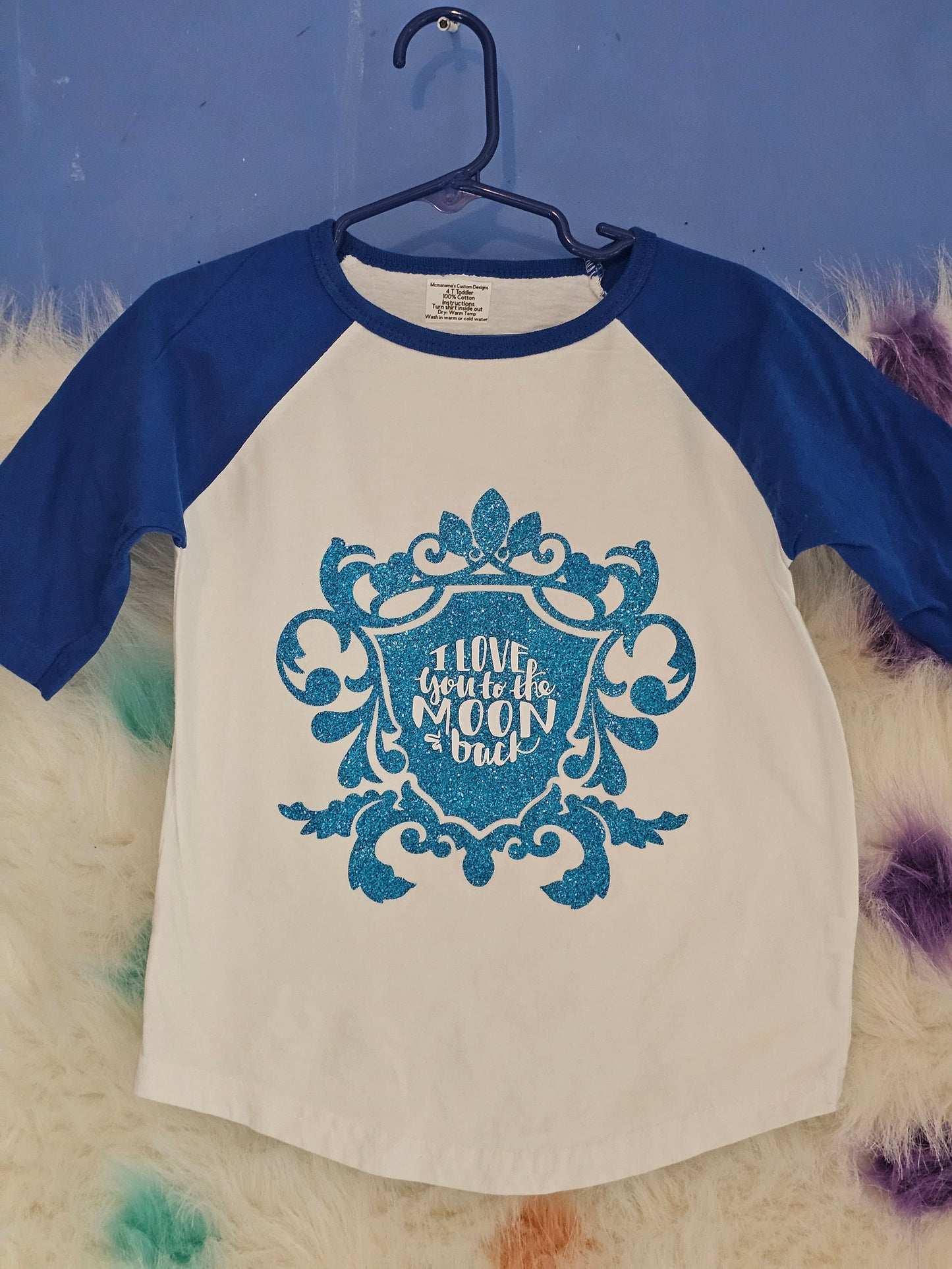 Size 4T Toddler I love you to the moon and back