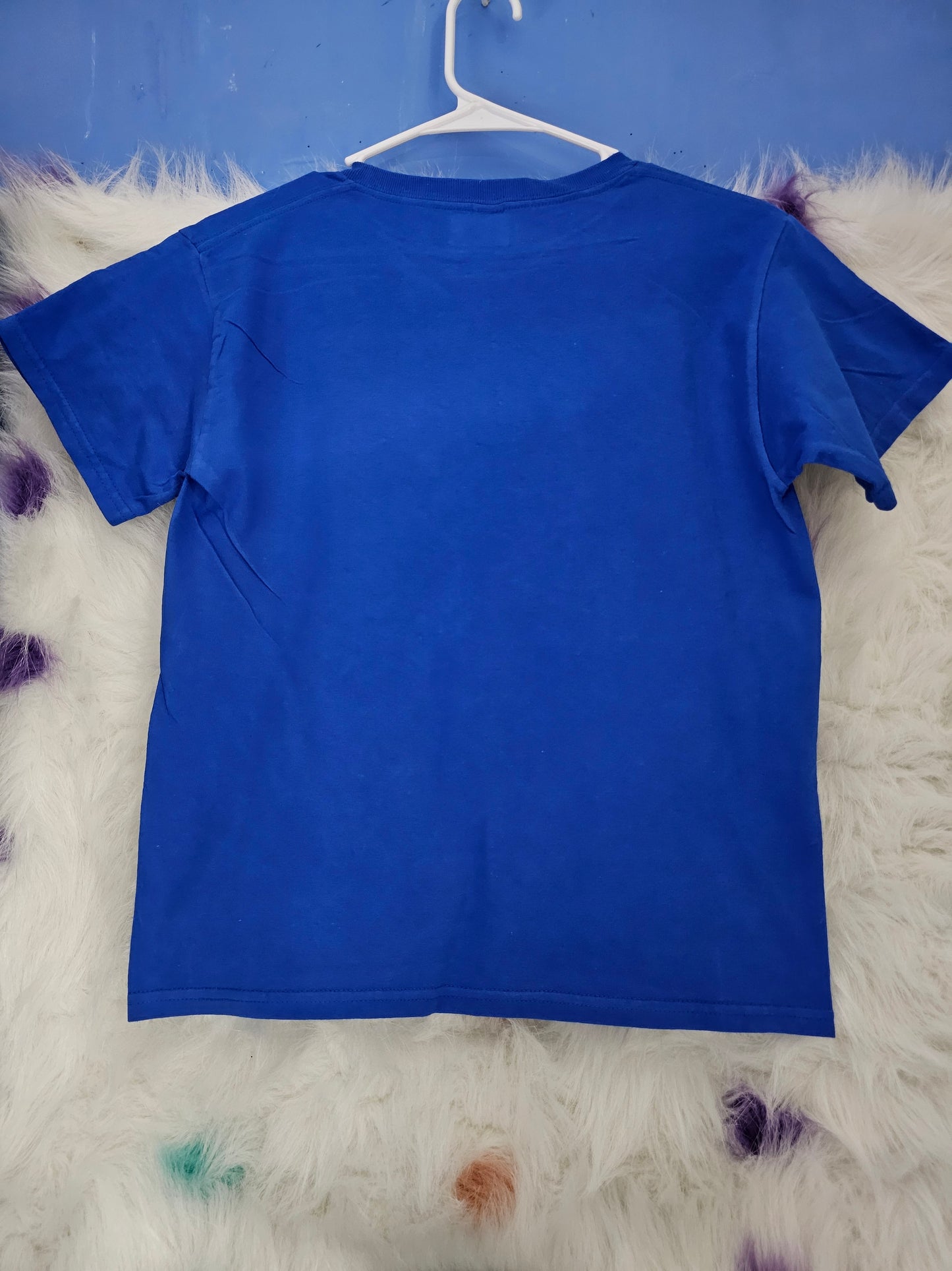 Size M youth 100% cotton Blue All America boy Tshirt