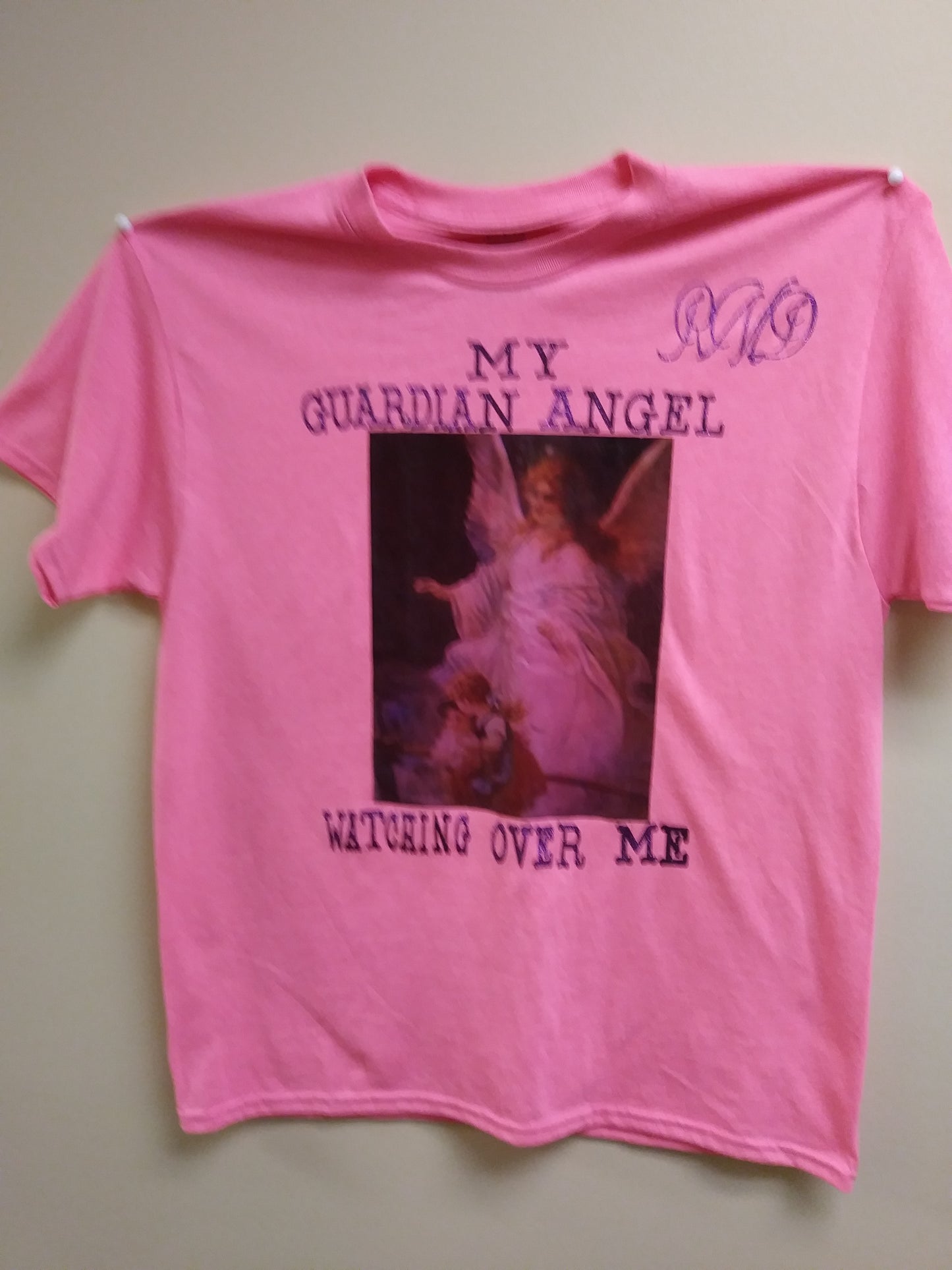 My guardian angel watching over me shirt