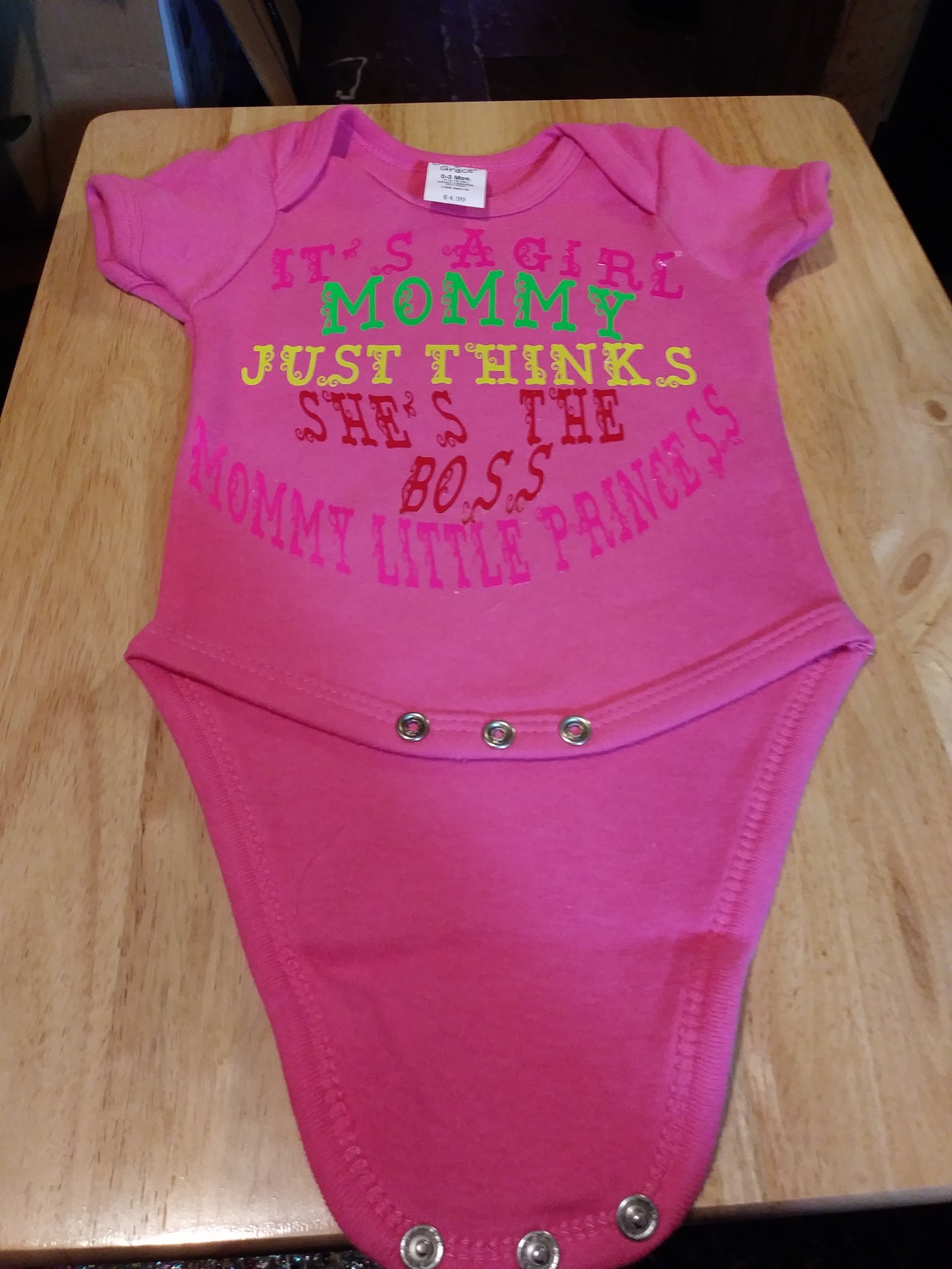 Mommy thinks she's the boss onesies