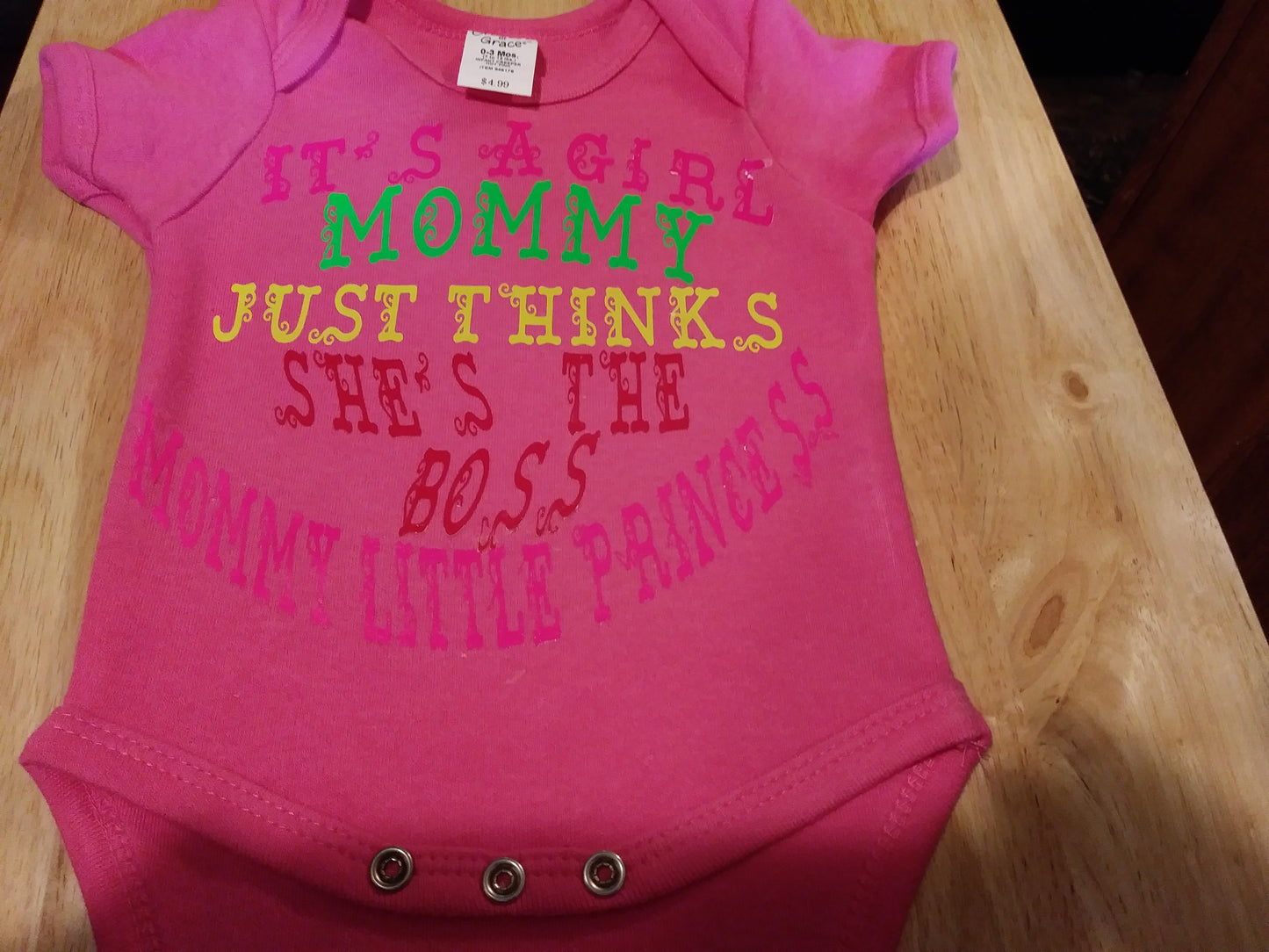 Mommy thinks she's the boss onesies