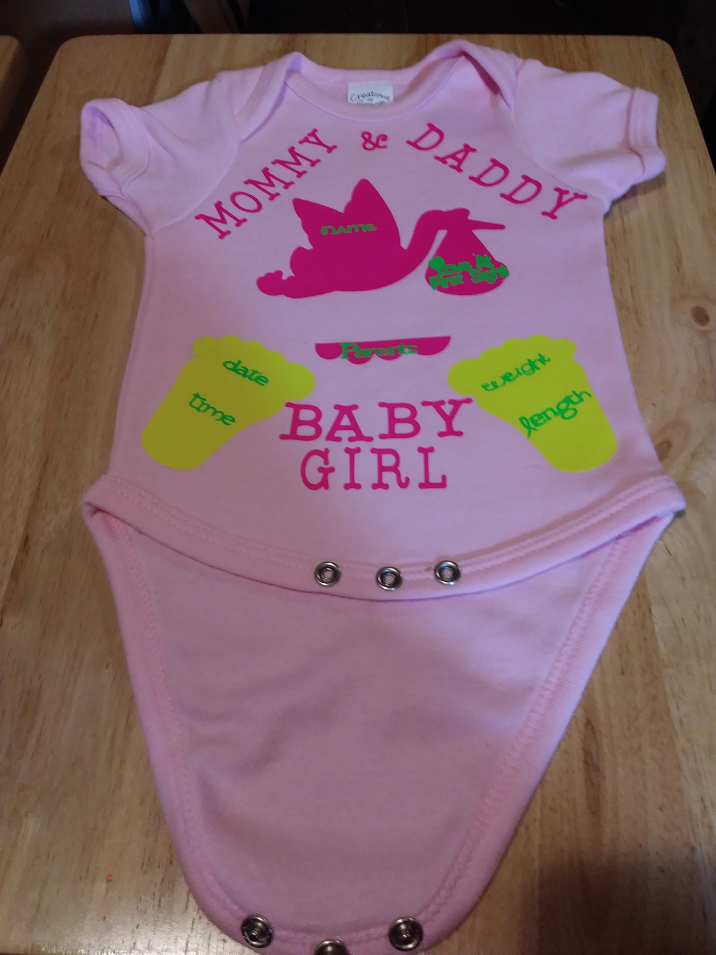 Mommy and Daddy's baby girl