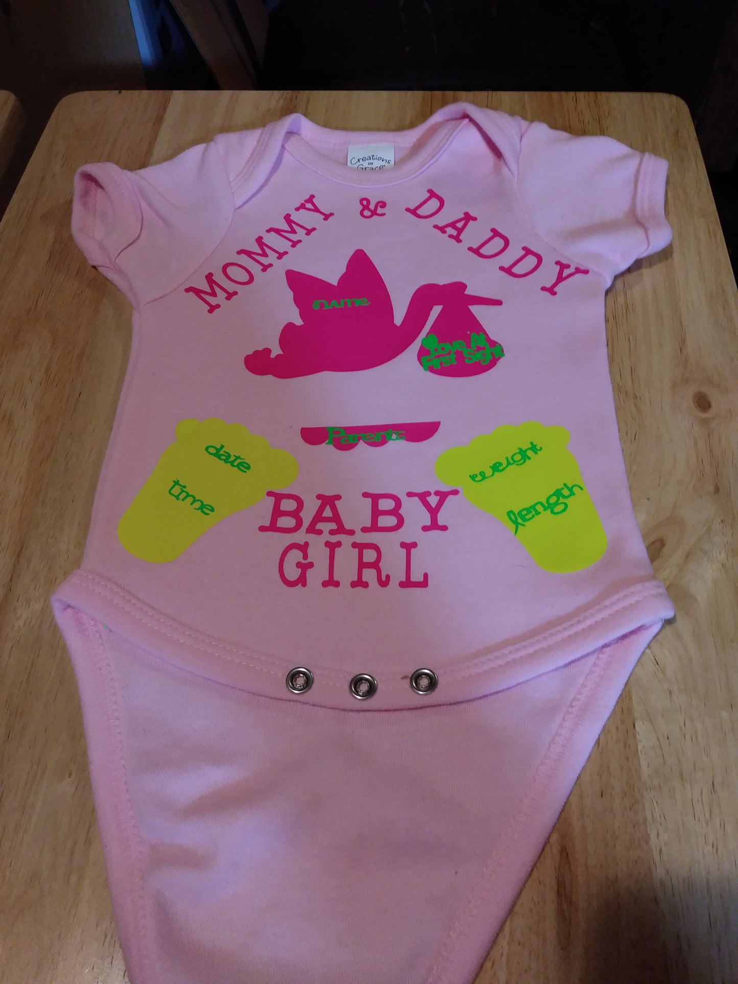 Mommy and Daddy's baby girl