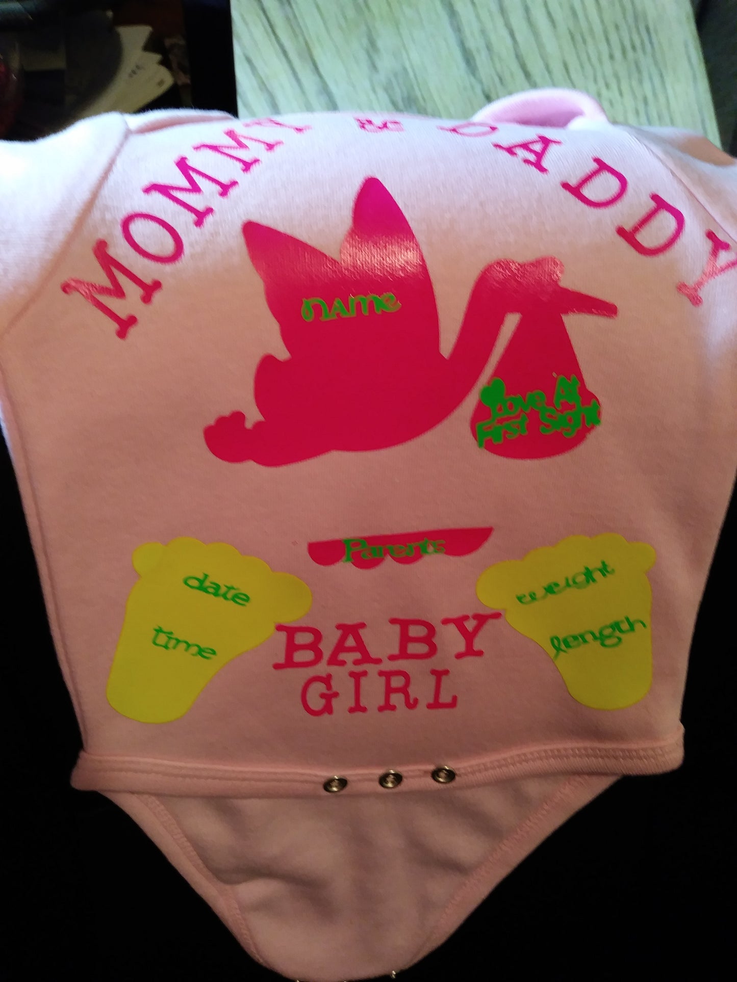 Mommy and Daddy's baby girl
