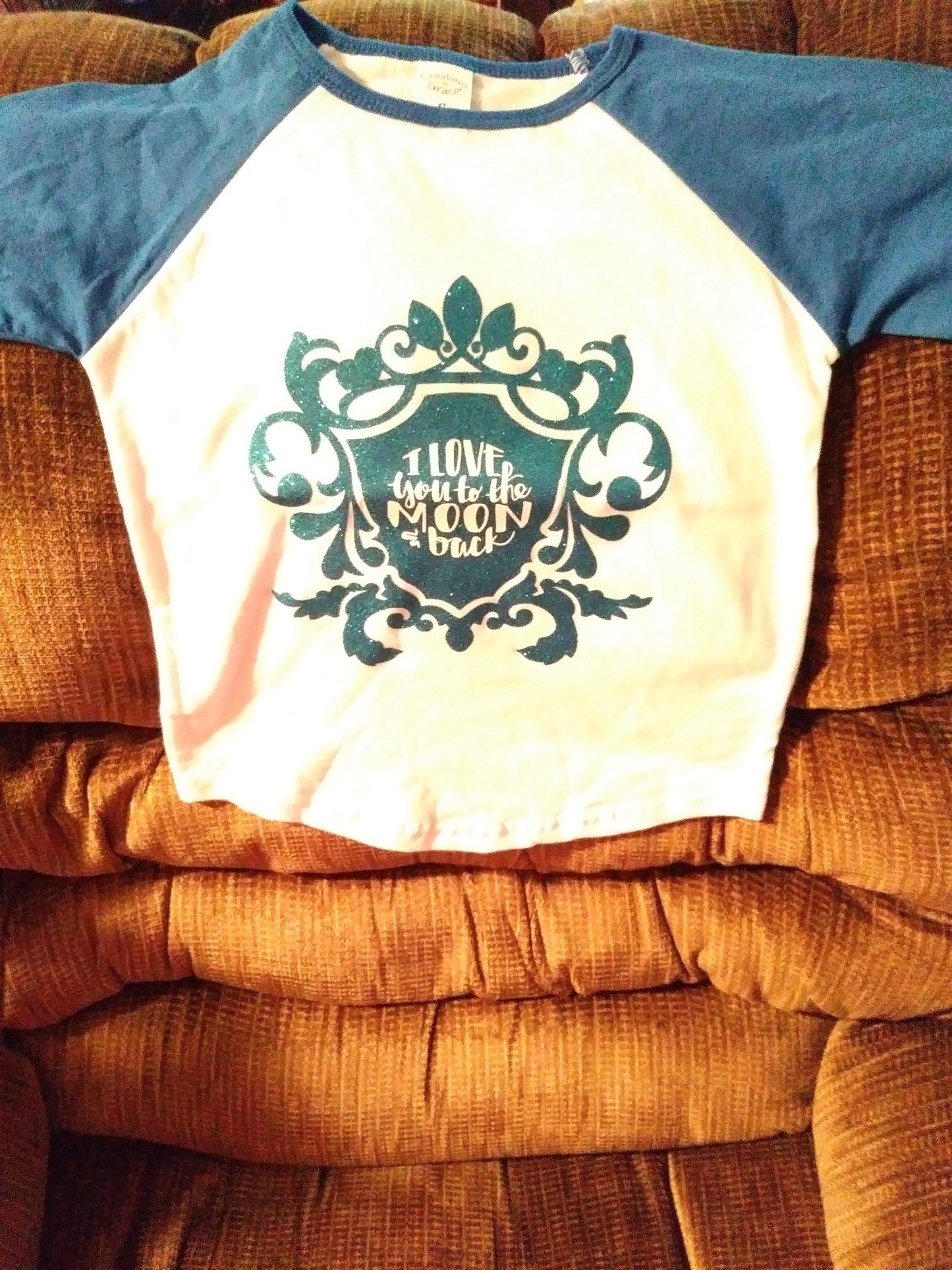 I love you to the moon and back child's shirt