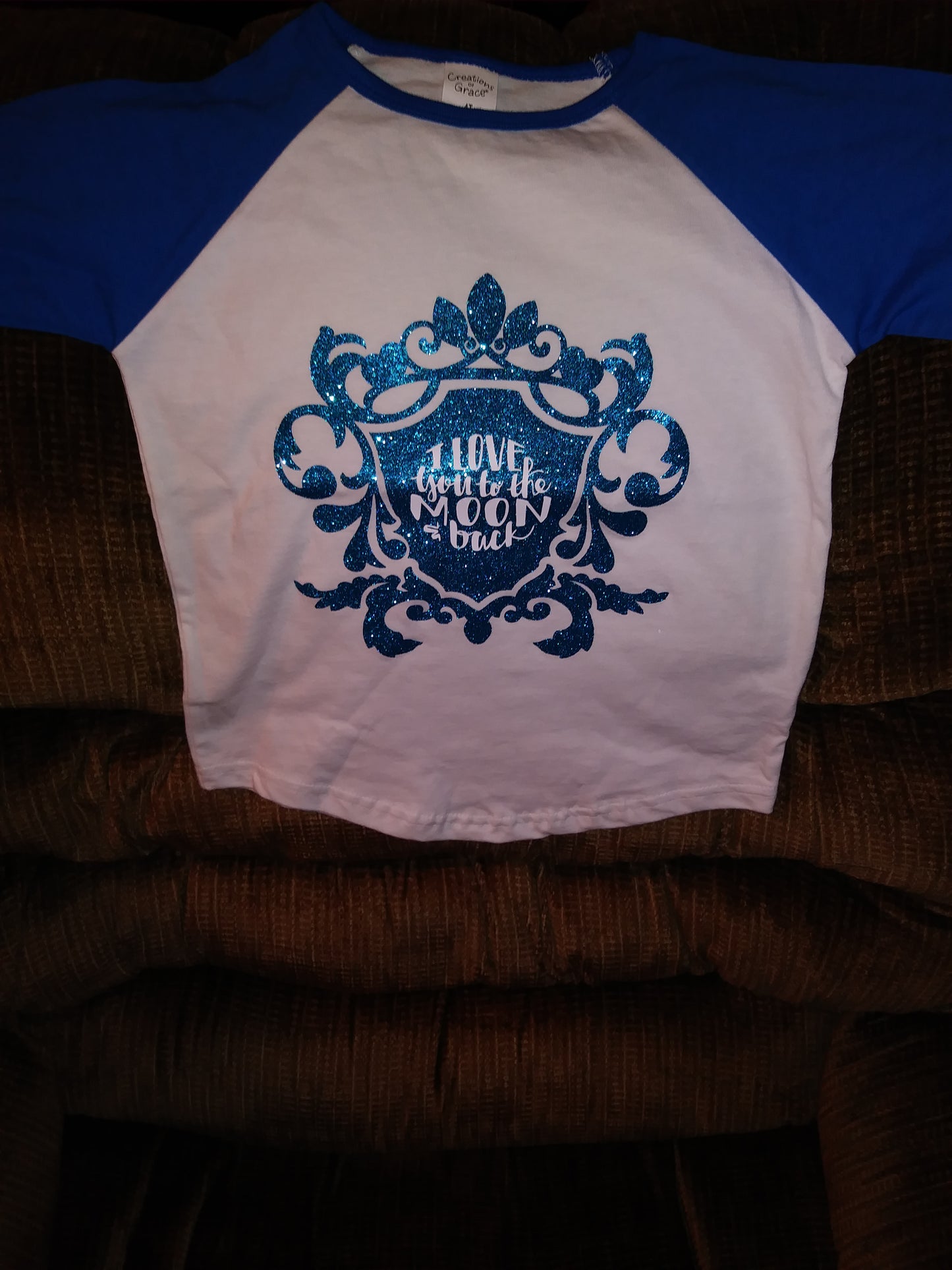I love you to the moon and back child's shirt