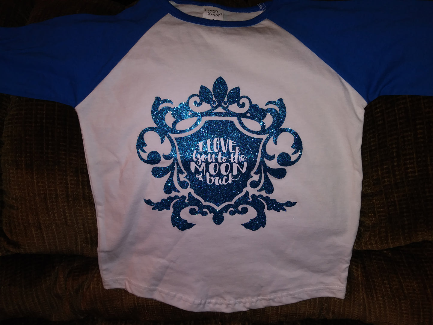 I love you to the moon and back child's shirt