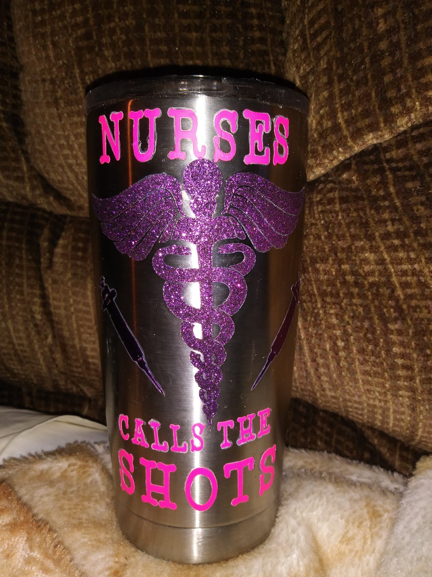 Nurses calls the shots tumbler cup