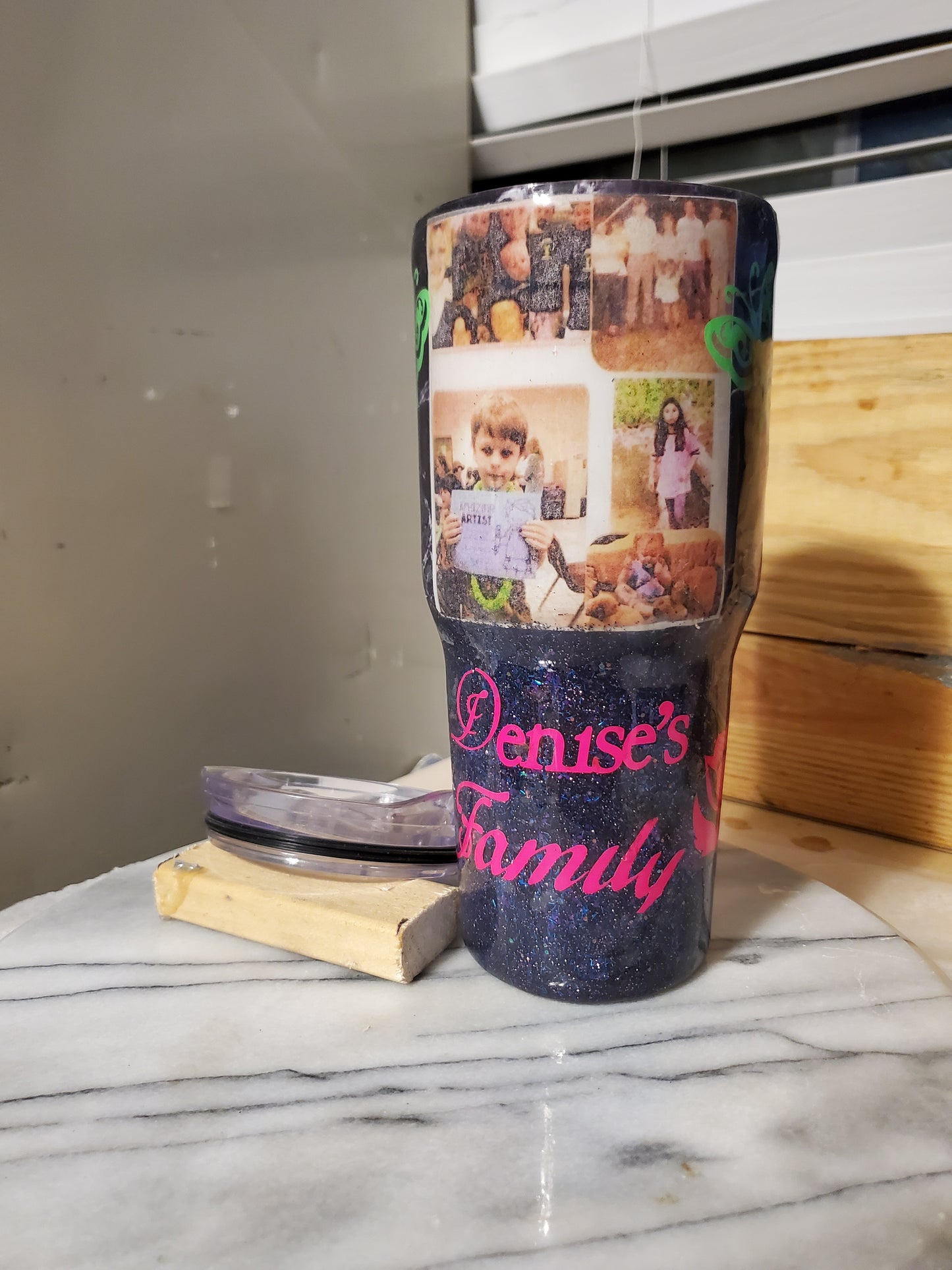 30 0z In loving memories Personalized Double walled insulated Stainless steel tumbler cup