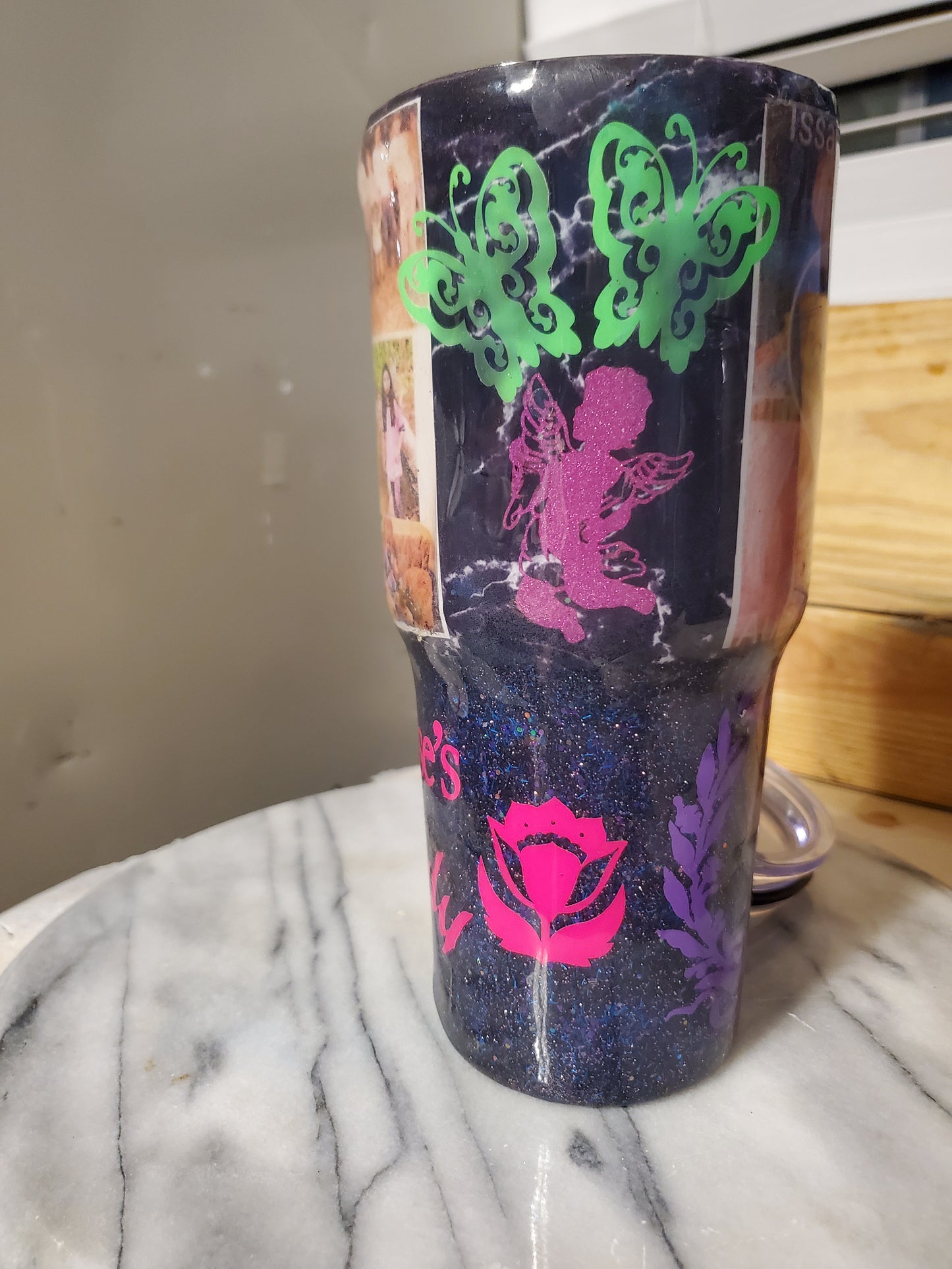 30 0z In loving memories Personalized Double walled insulated Stainless steel tumbler cup