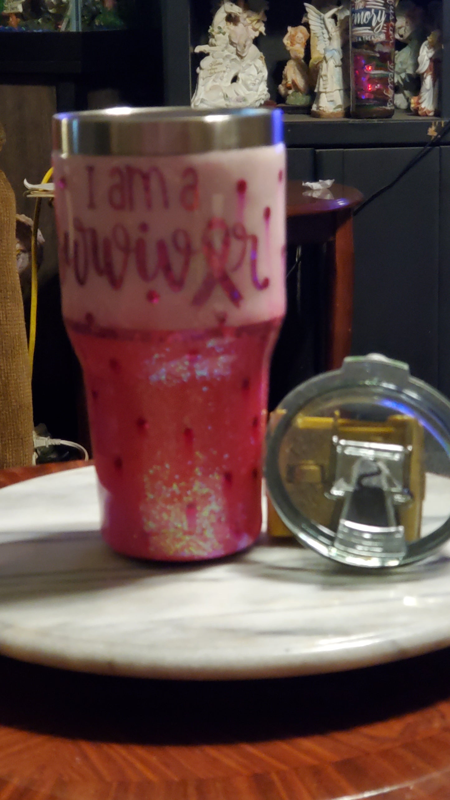 30 oz Cancer Suvivor Stainless cup