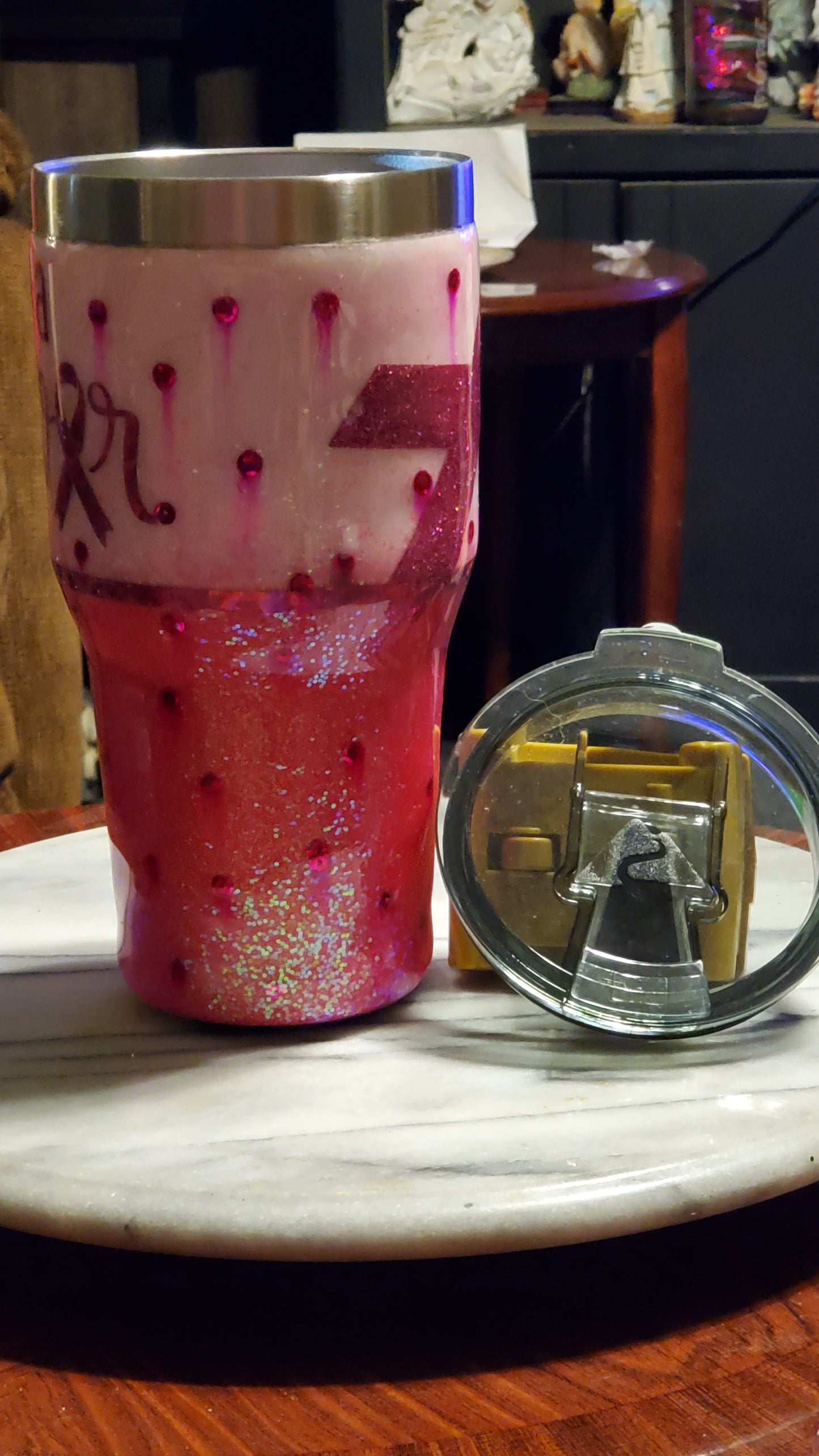 30 oz Cancer Suvivor Stainless cup