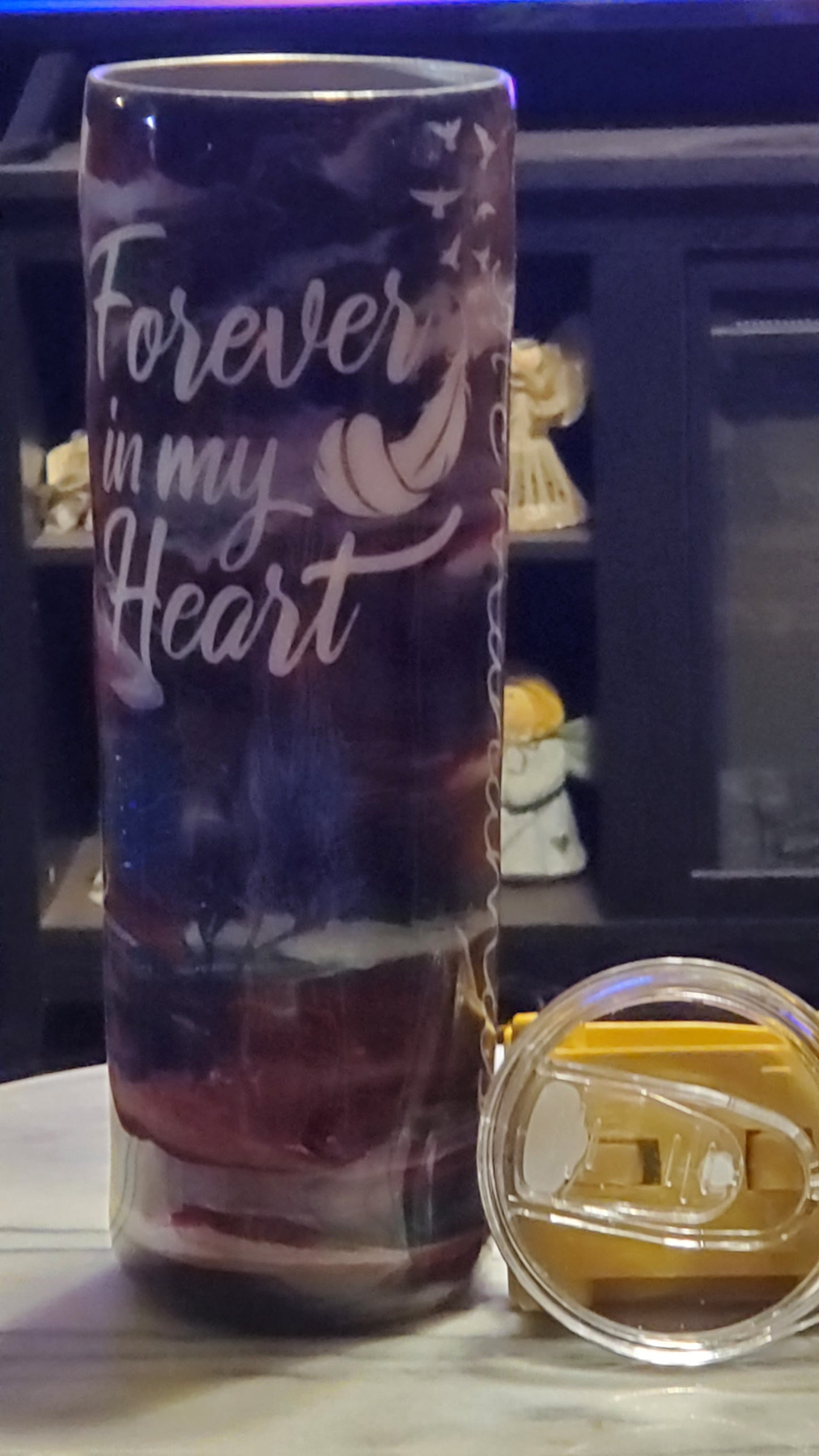 30 oz Forever in my heart tumbler cup