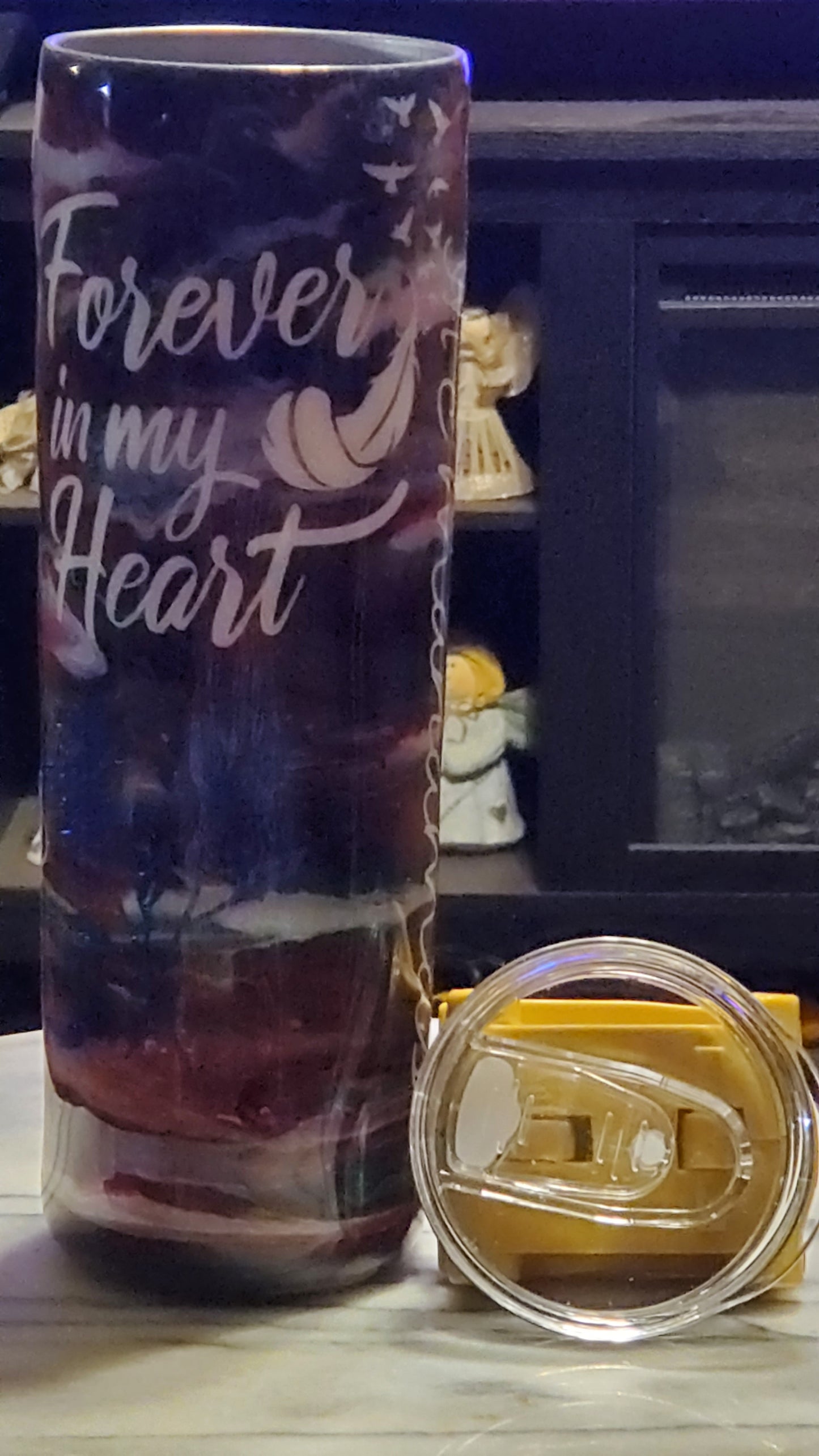 30 oz Forever in my heart tumbler cup