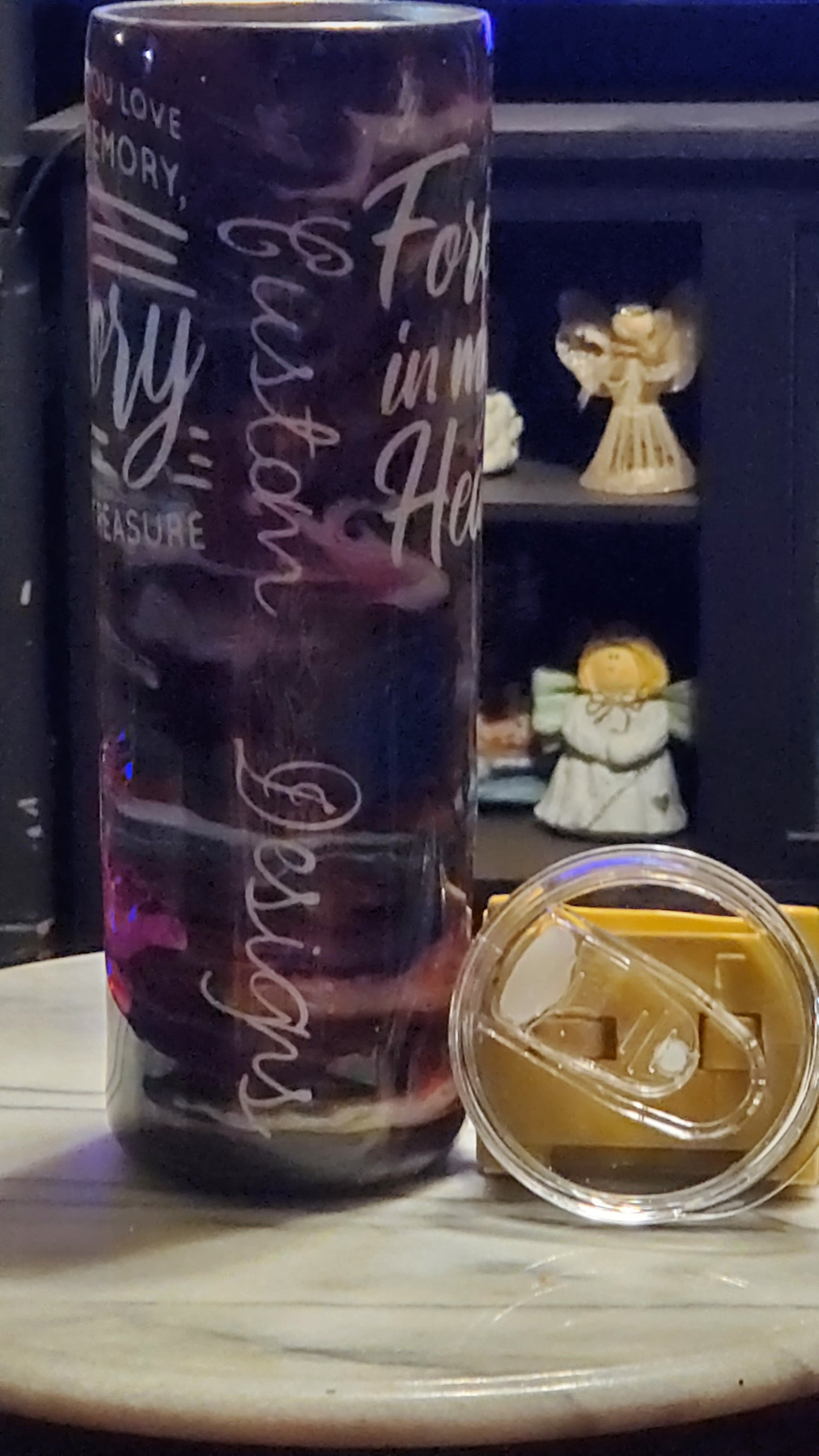 30 oz Forever in my heart tumbler cup