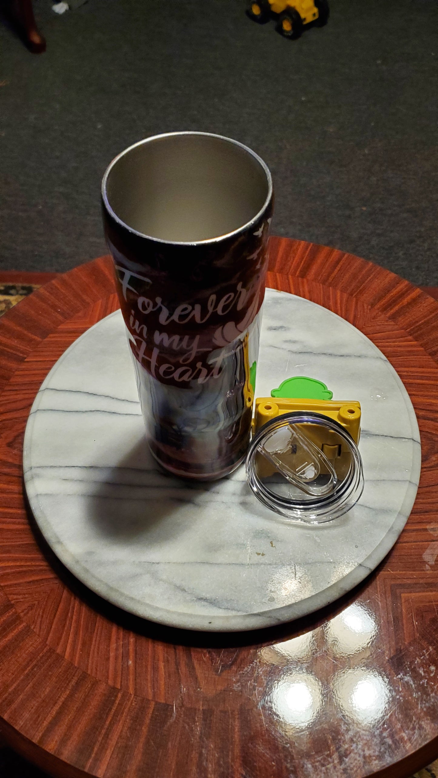 30 oz Forever in my heart tumbler cup