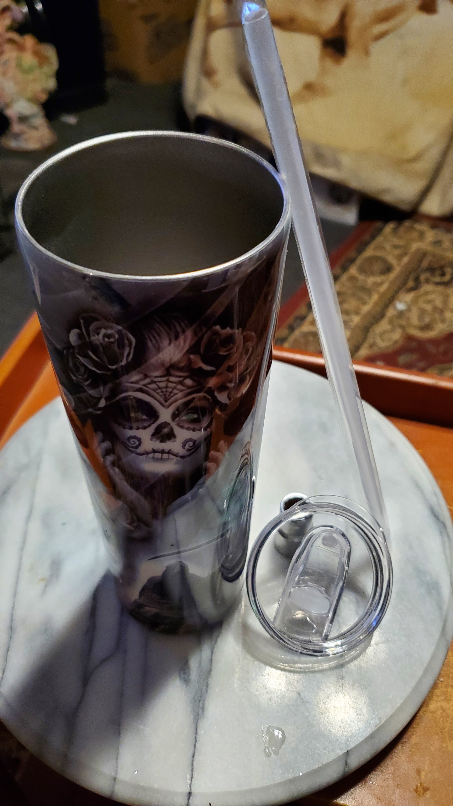 30 oz Reaper on hogg stainless steel tumbler cup