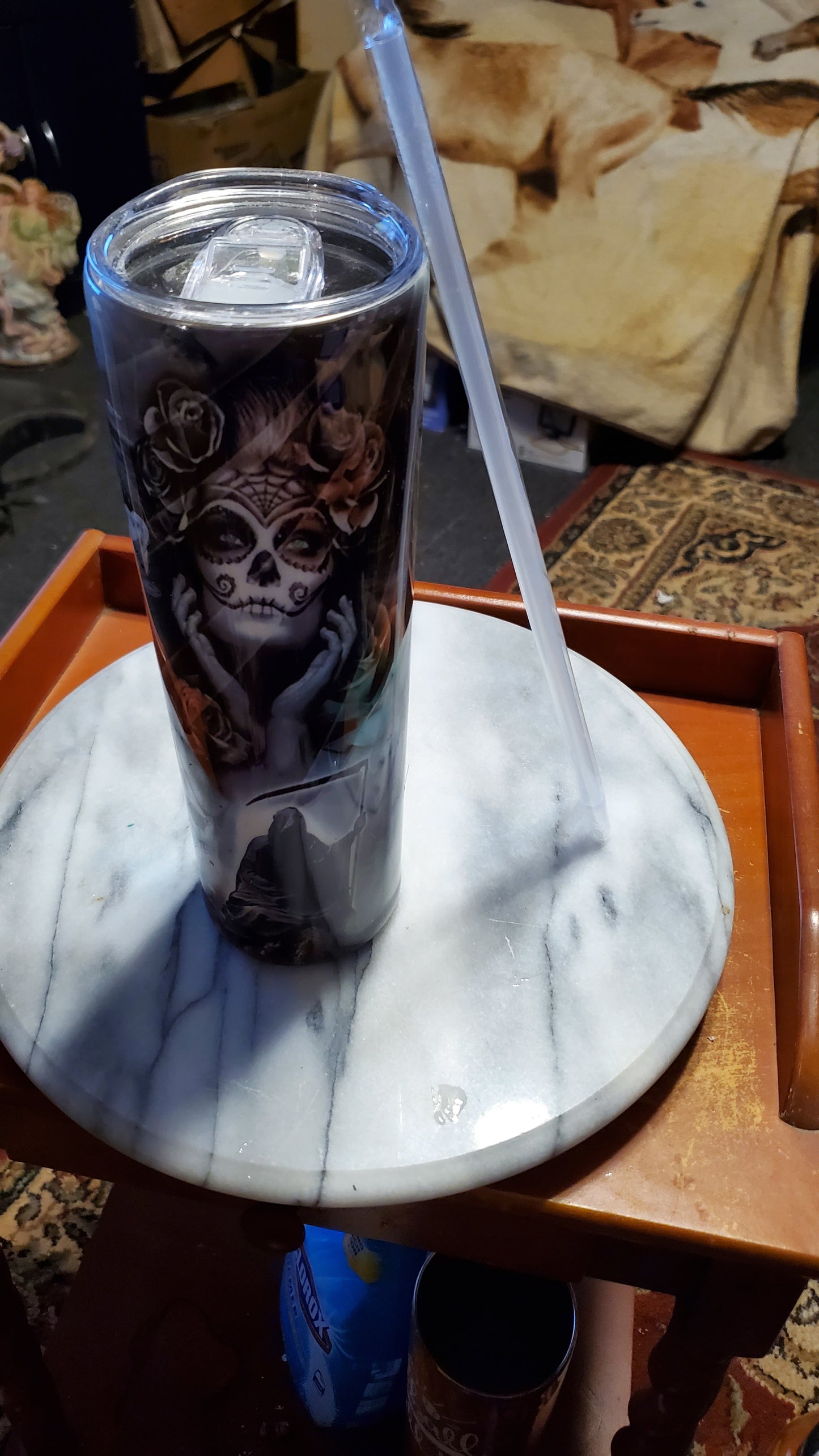 30 oz Reaper on hogg stainless steel tumbler cup