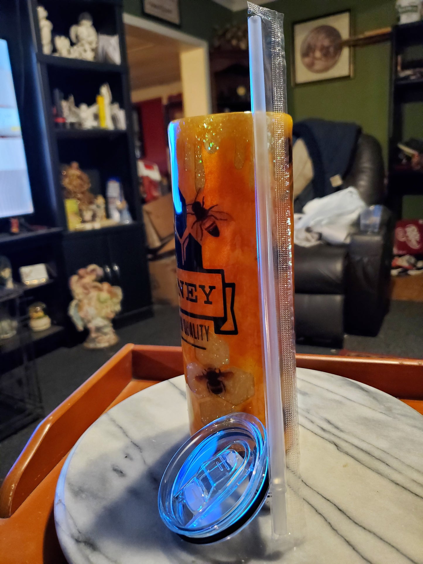 30 oz Honey bee tumbler cup