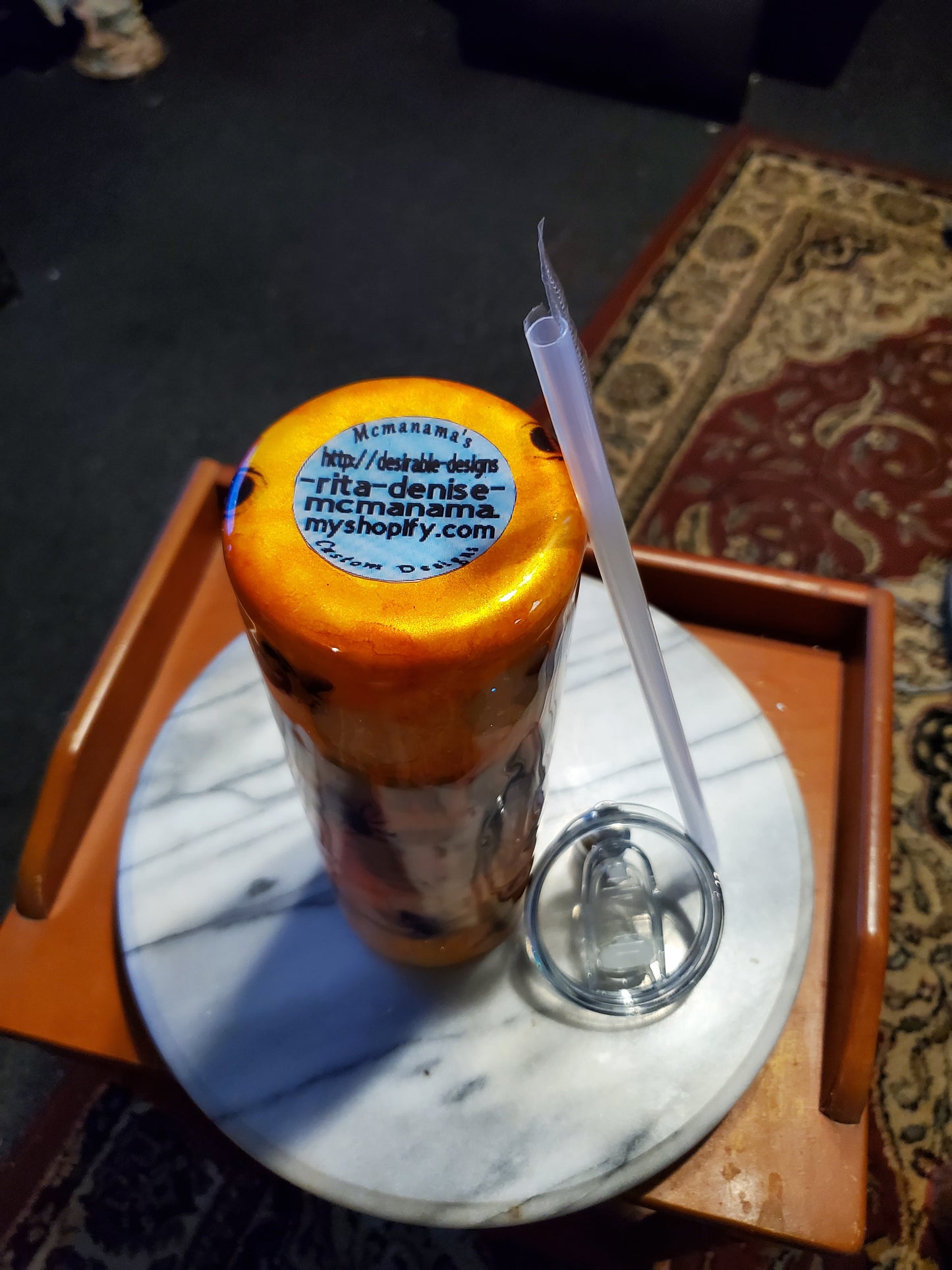 30 oz Honey bee tumbler cup