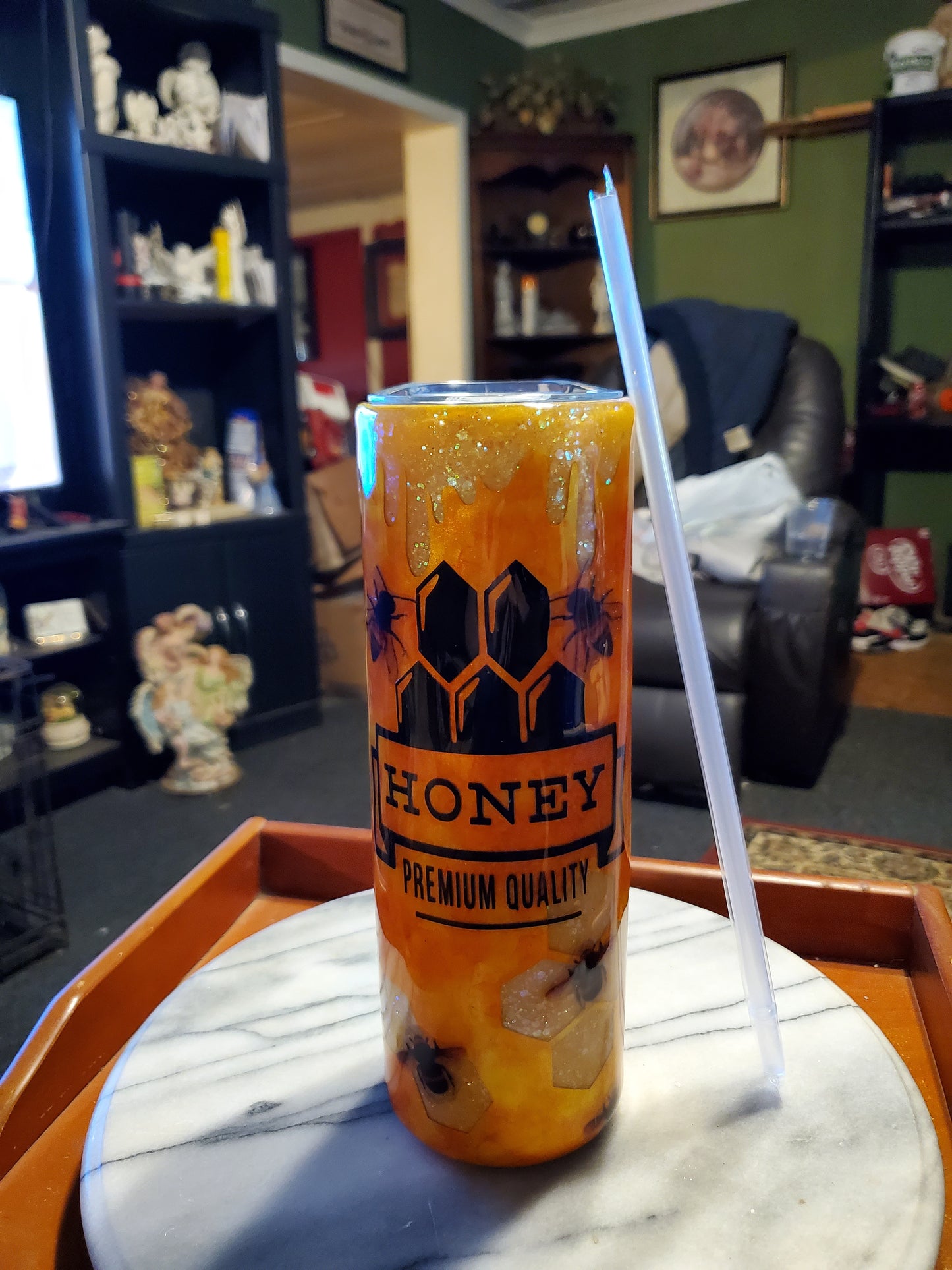 30 oz Honey bee tumbler cup
