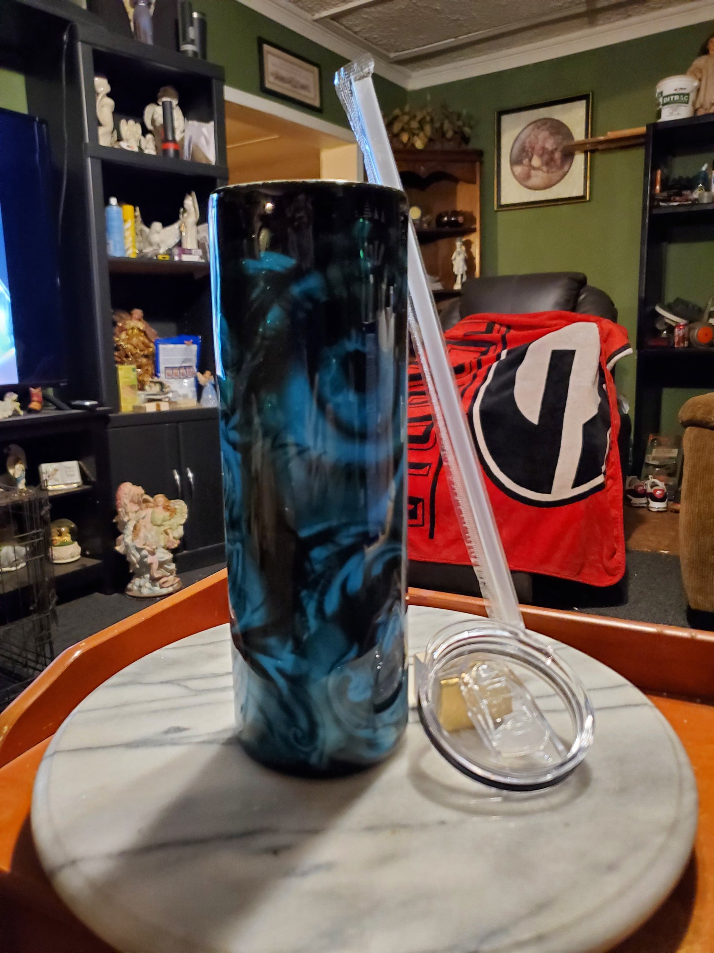 30 oz I am watching you hogg tumbler cup