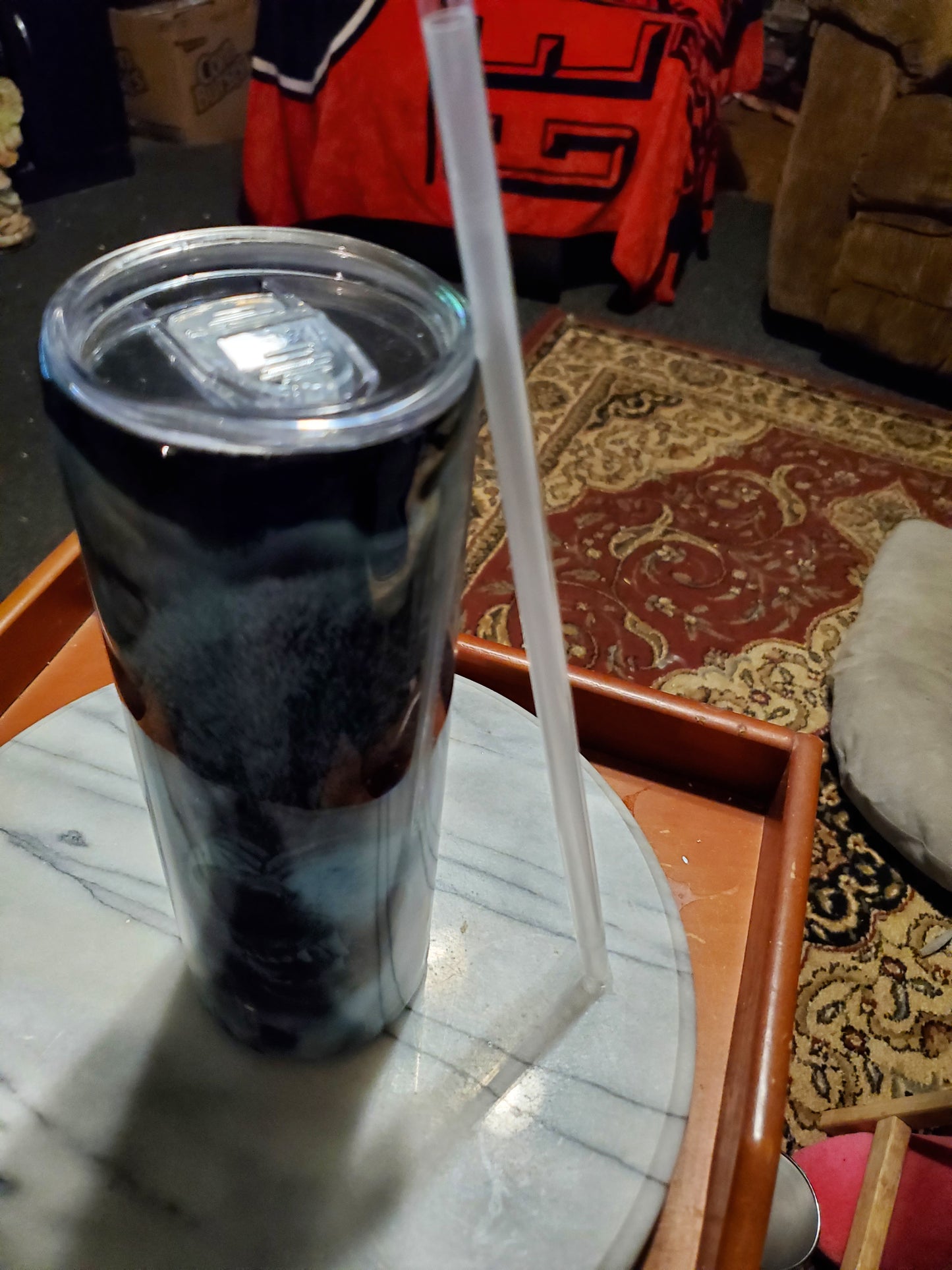 30 oz Wolf and Tiger stanless steel hogg tumbler