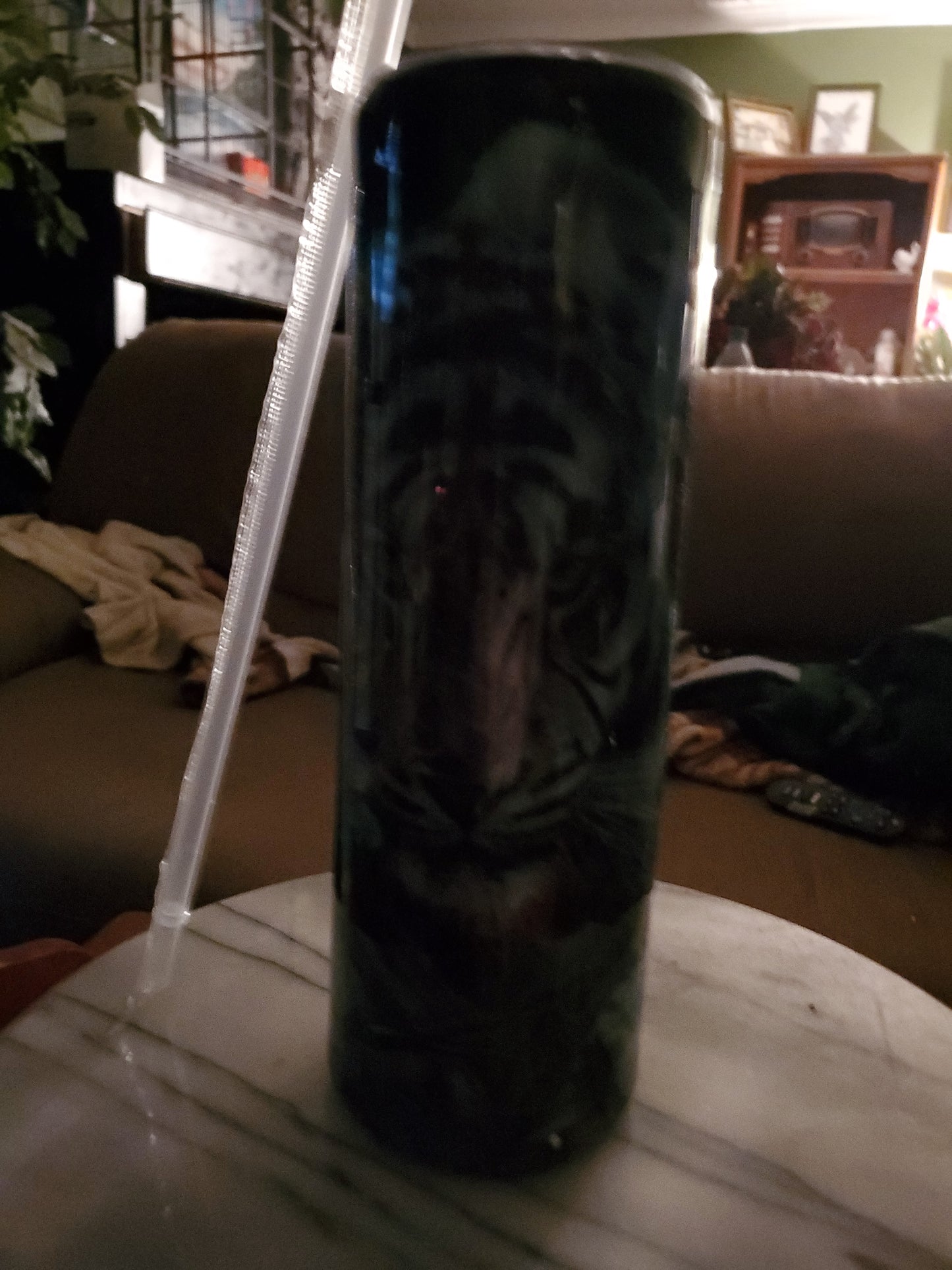 30 oz Wolf and Tiger stanless steel hogg tumbler