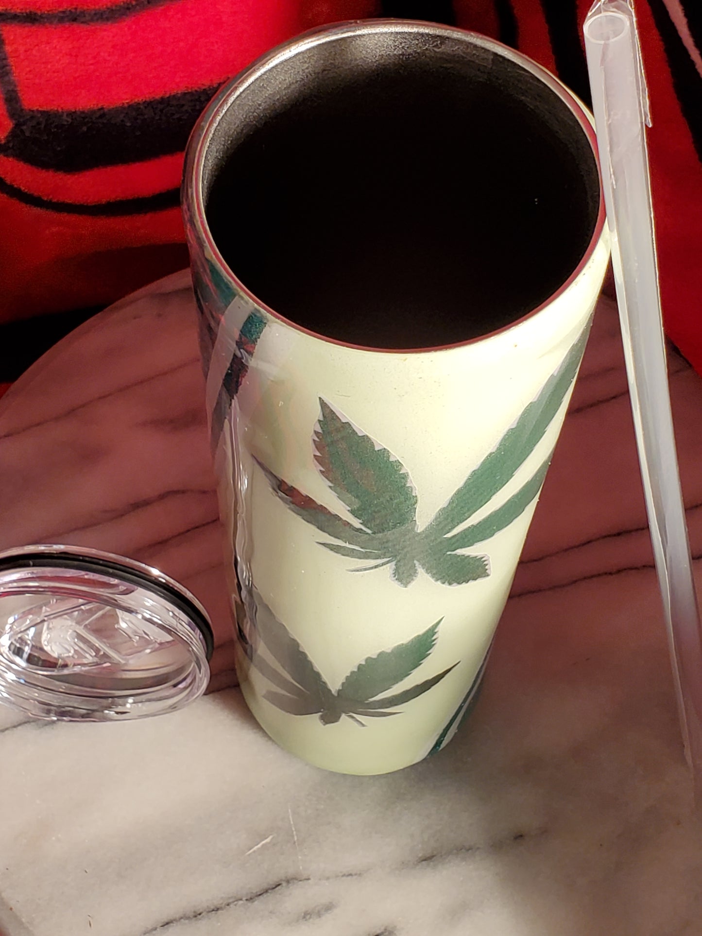 30 oz Up in Smoke stainless steel hogg tumbler cup