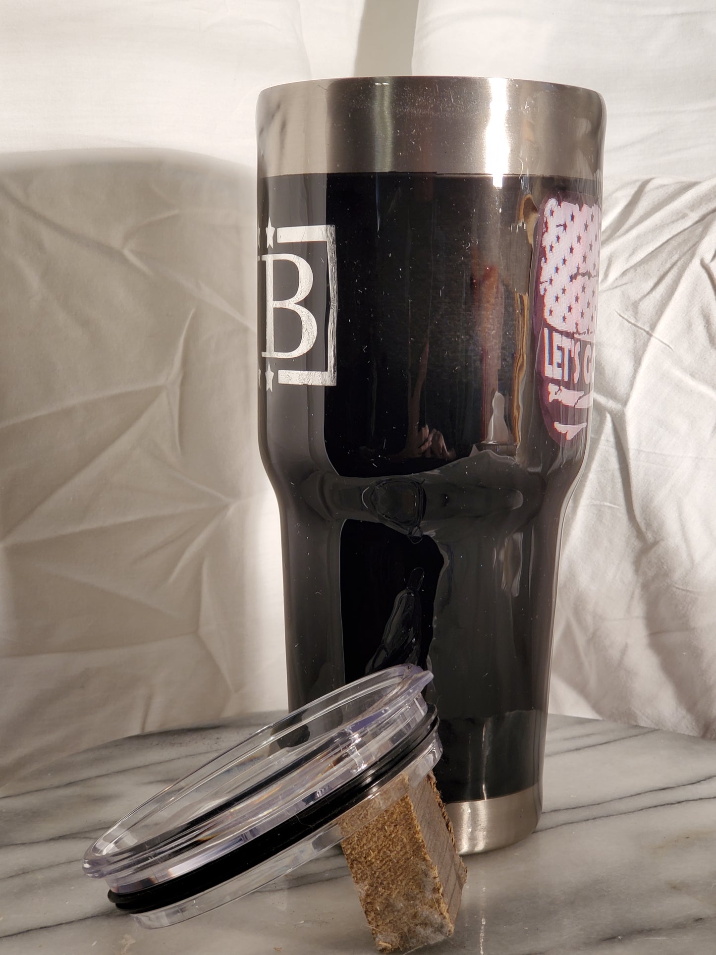 30 oz FJB stainless steel hogg tumbler cup