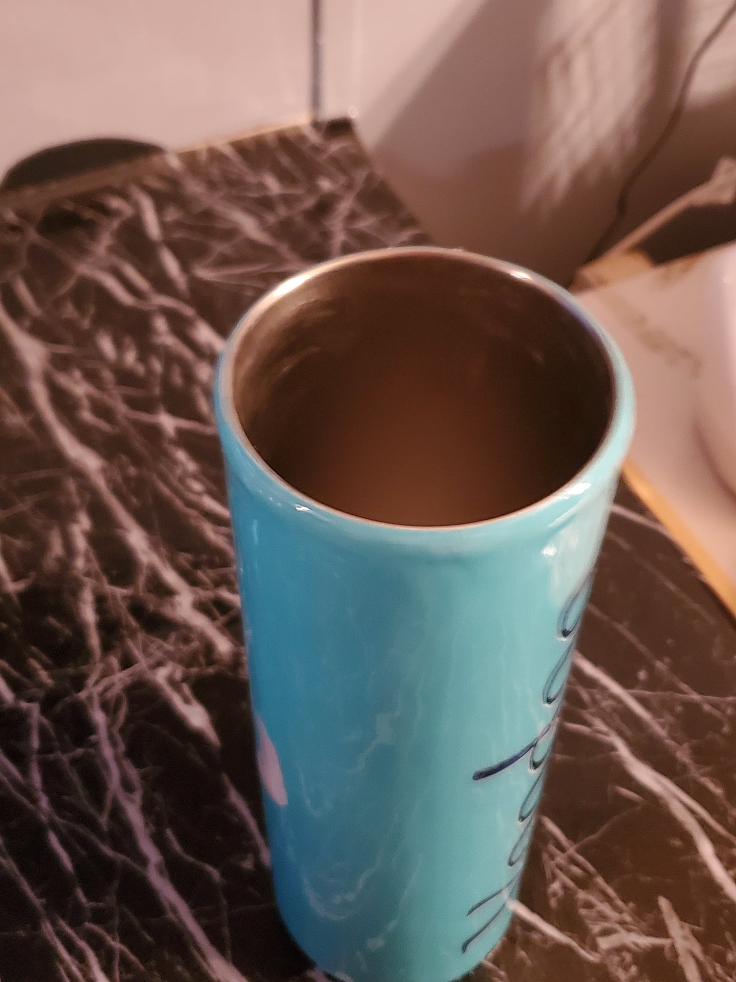 30 oz Ghost Dog stainless steel hogg tumbler cup